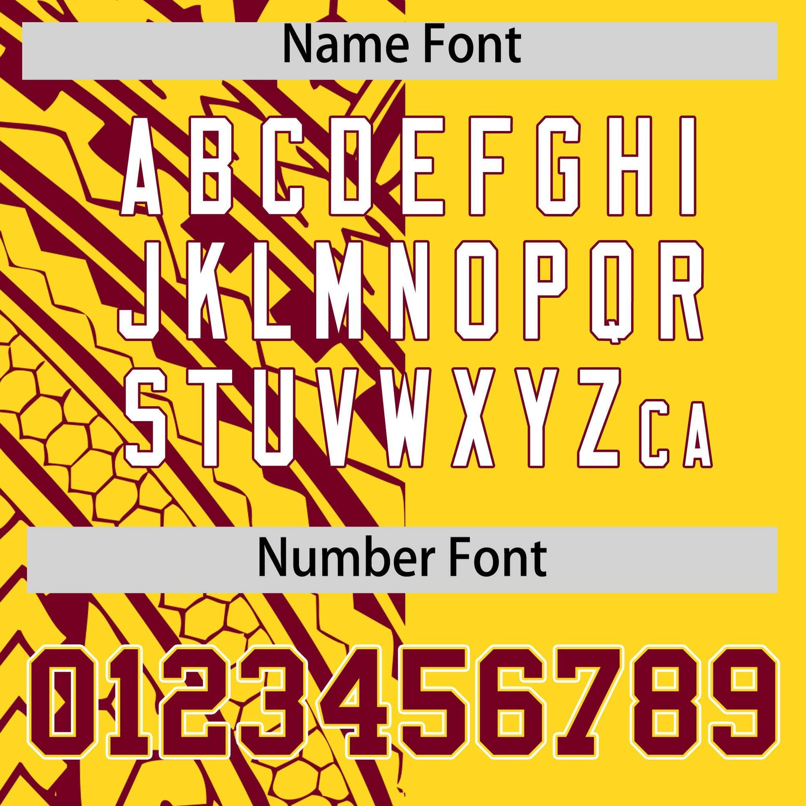 Custom Gold Crimson Split Fashion Tribal Pattern Authentic Baseball Jersey