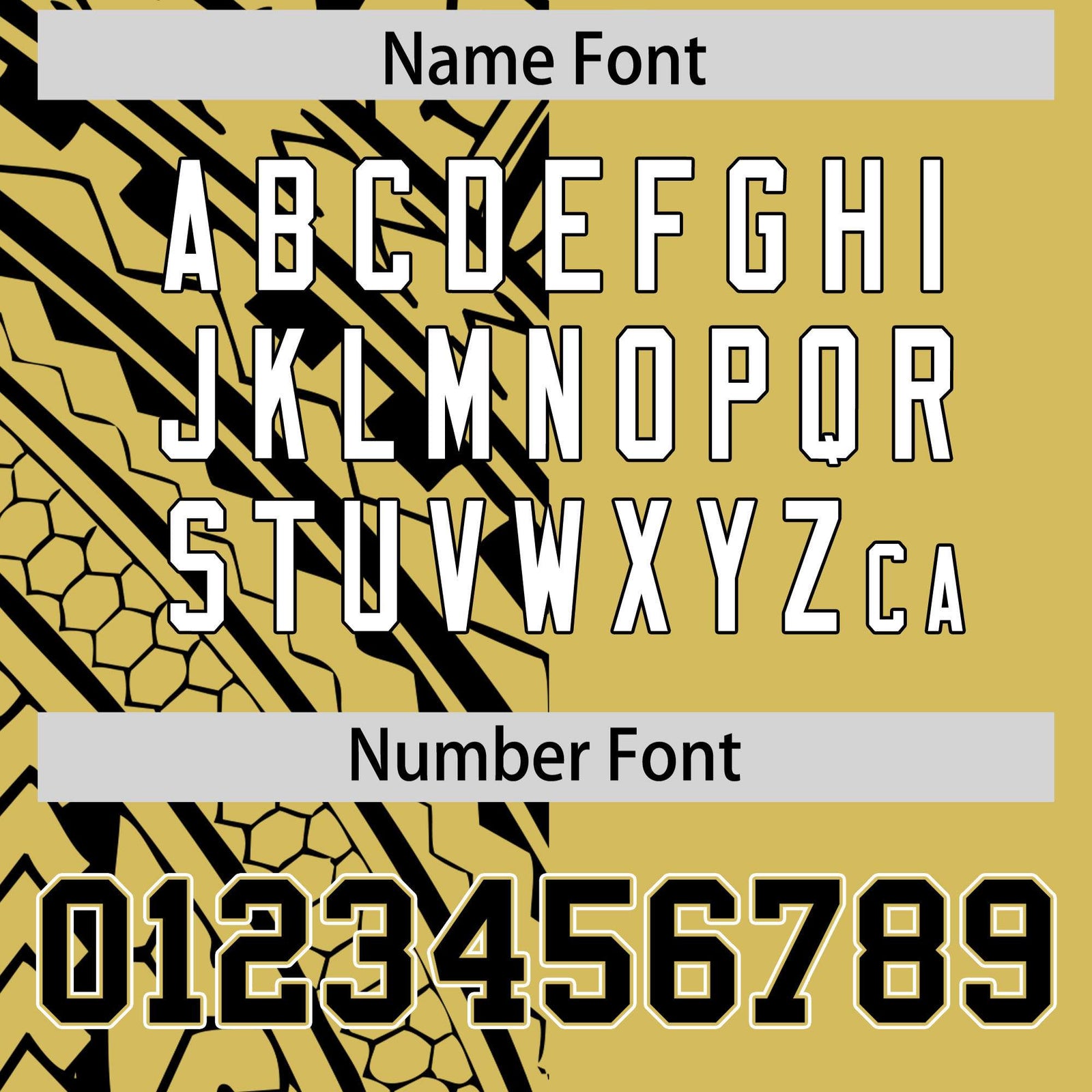 Custom Old Gold Black Split Fashion Tribal Pattern Authentic Baseball Jersey