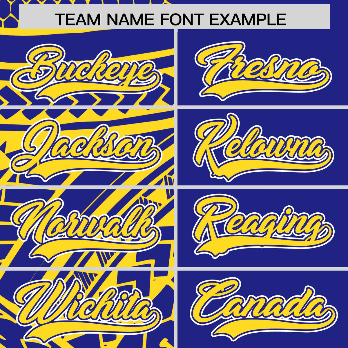 Custom Royal Gold Split Fashion Tribal Pattern Authentic Baseball Jersey