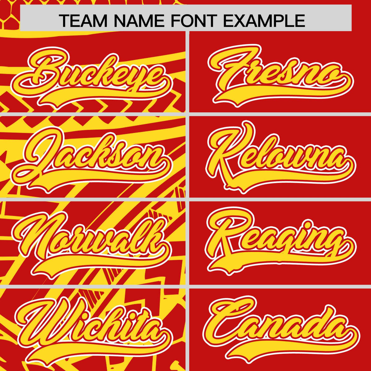 Custom Red Gold Split Fashion Tribal Pattern Authentic Baseball Jersey