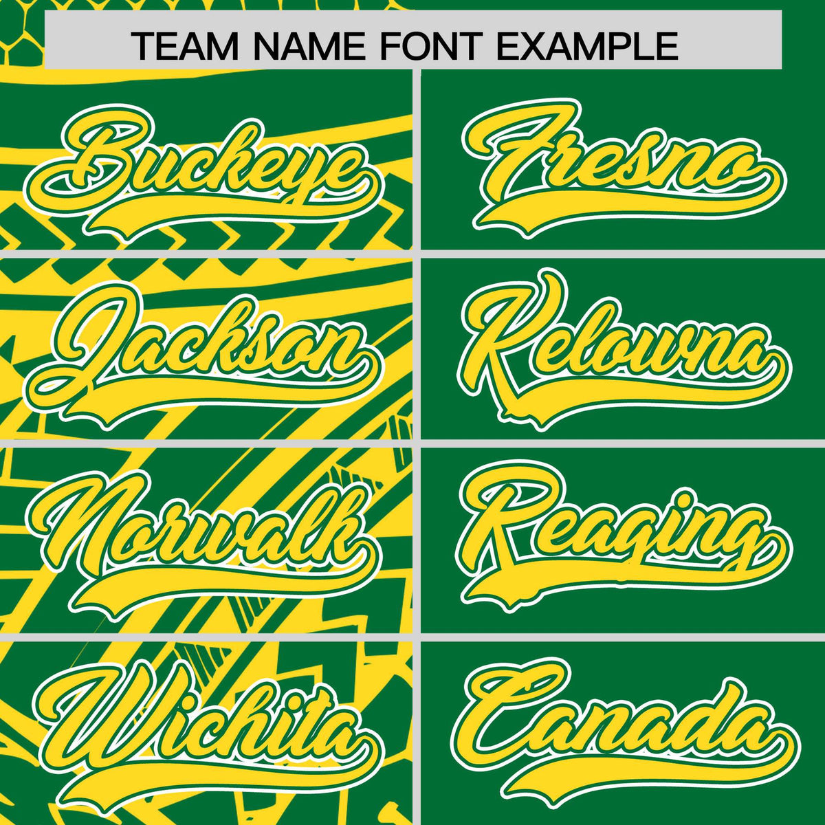 Custom Kelly Green Gold Split Fashion Tribal Pattern Authentic Baseball Jersey