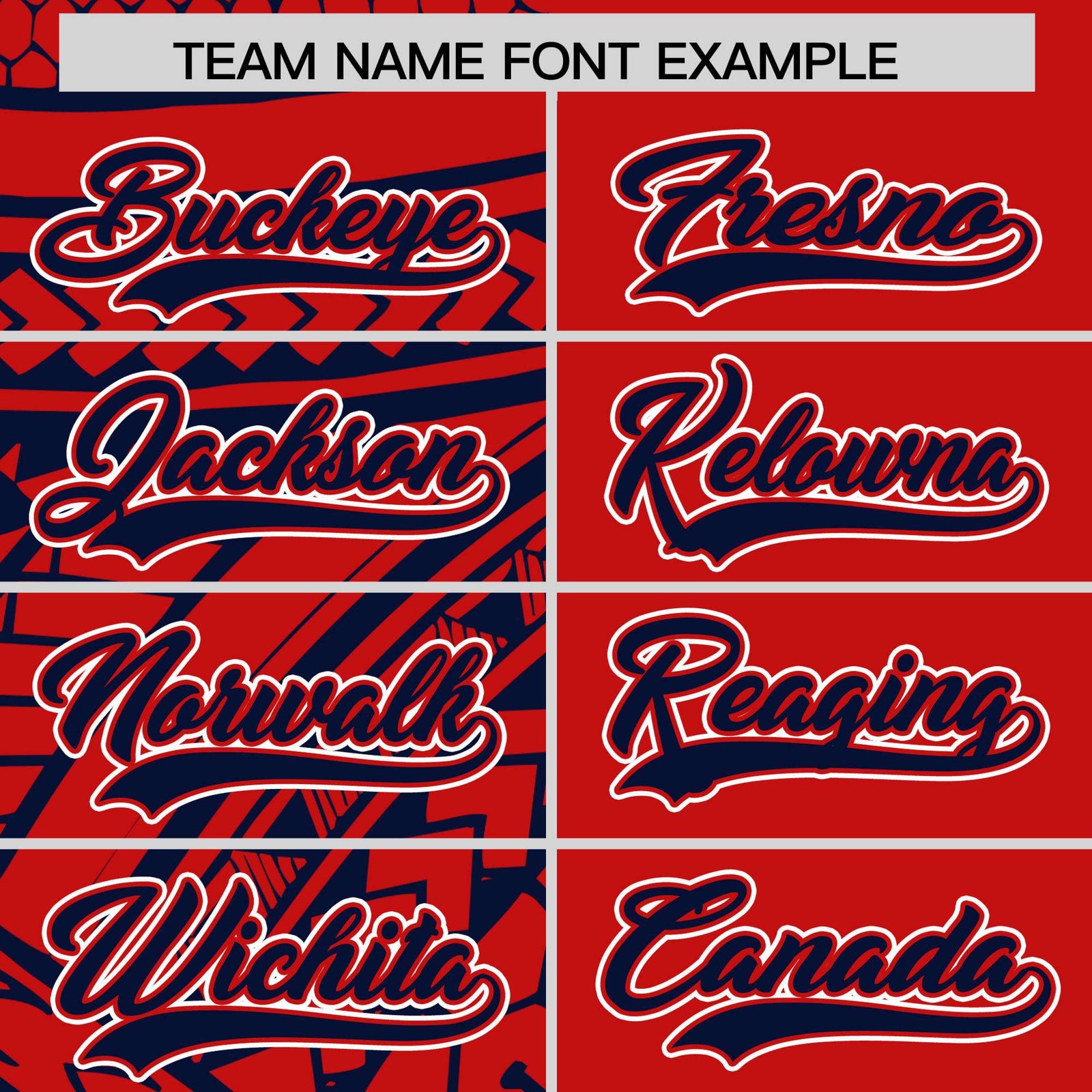 Custom Red Navy Split Fashion Tribal Pattern Authentic Baseball Jersey