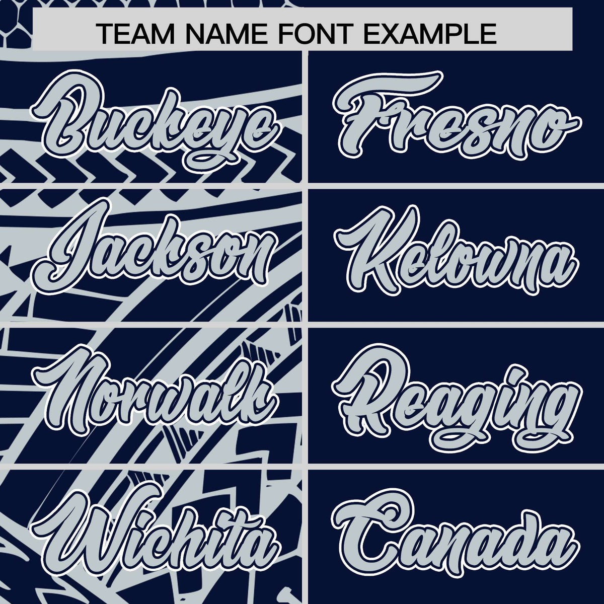 Custom Navy Silver Split Fashion Tribal Pattern Authentic Baseball Jersey