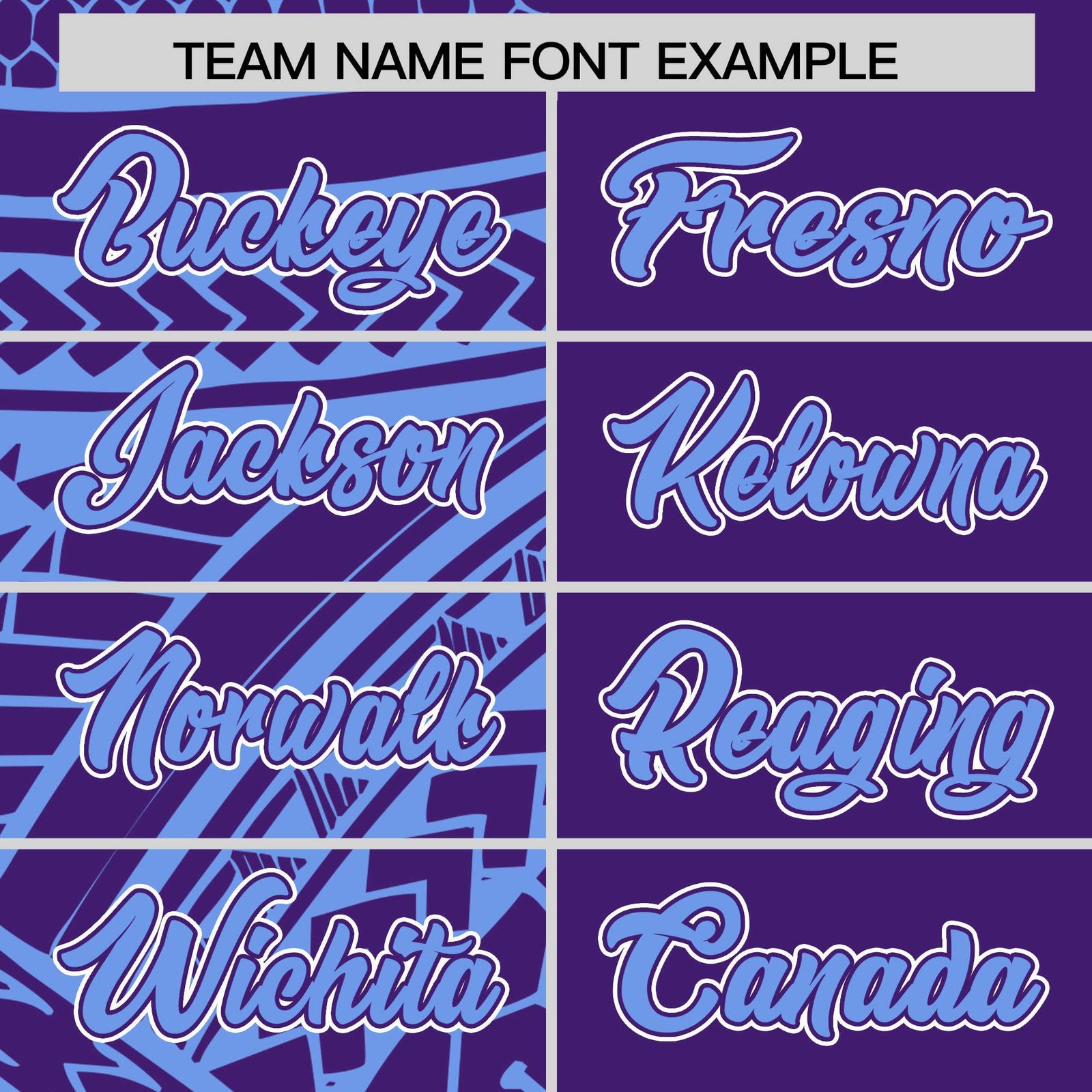 Custom Light Blue Purple Split Fashion Tribal Pattern Authentic Baseball Jersey