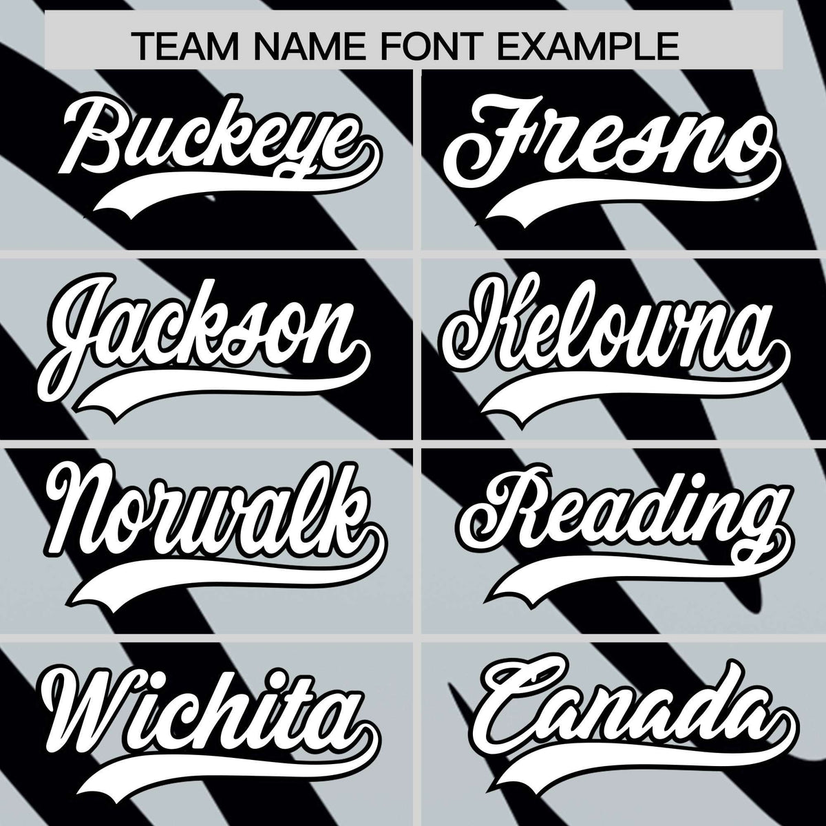 Custom Silver Black Tiger Stripe Gradient Animal Print Personalized Team Shirt Baseball Jersey