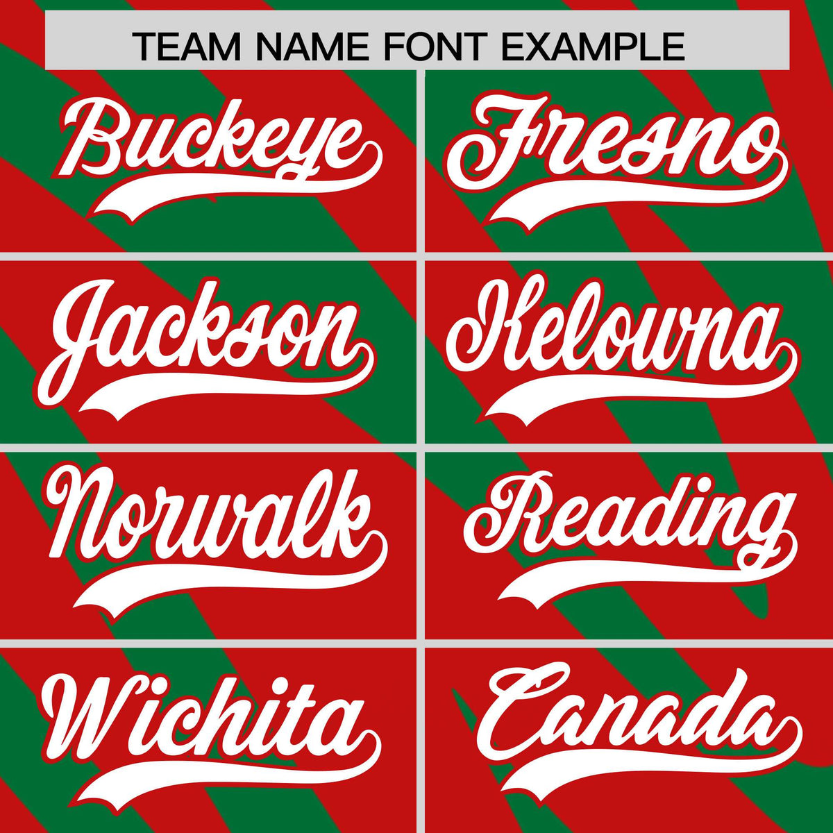 Custom Kelly Green Red Tiger Stripe Gradient Animal Print Personalized Team Shirt Baseball Jersey