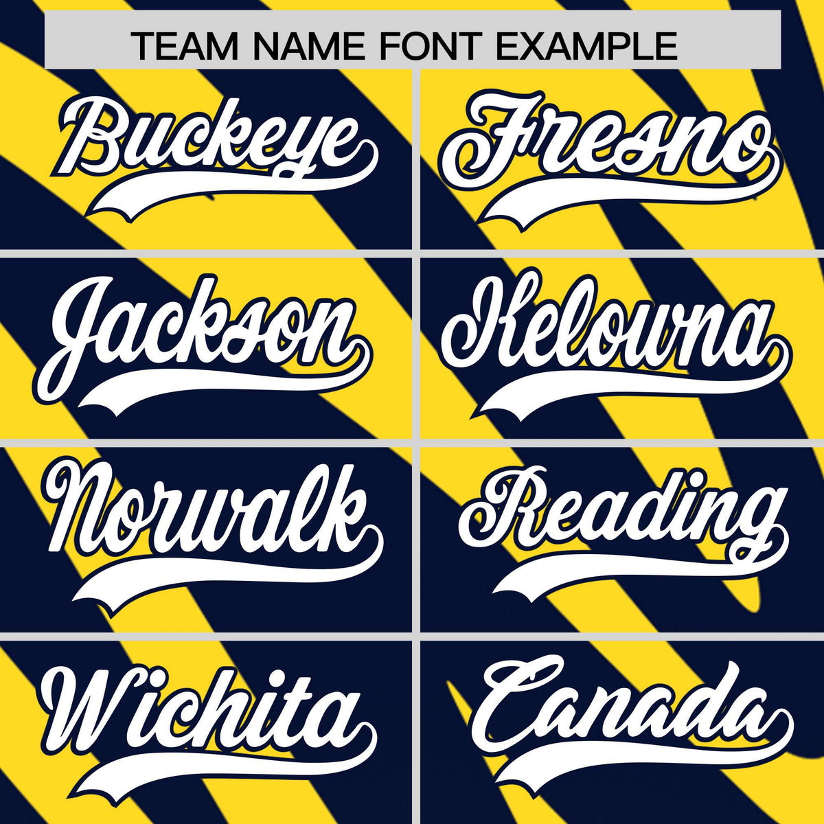 Custom Gold Navy Tiger Stripe Gradient Animal Print Personalized Team Shirt Baseball Jersey