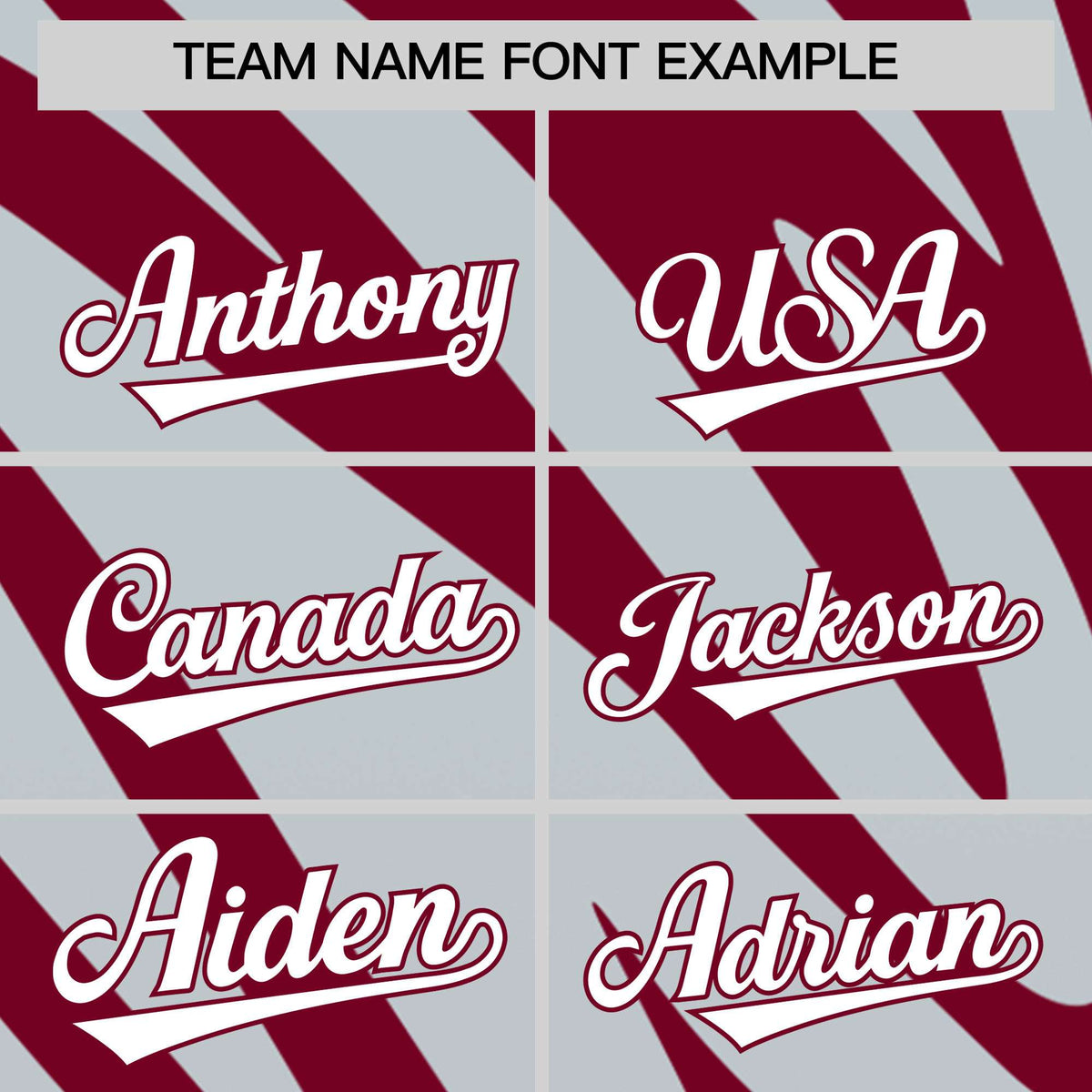 Custom Crimson Silver Tiger Stripe Gradient Animal Print Personalized Team Shirt Baseball Jersey