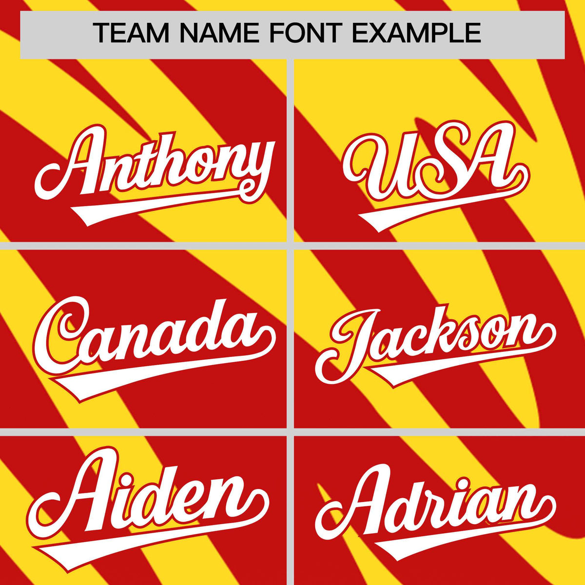 Custom Gold Red Tiger Stripe Gradient Animal Print Personalized Team Shirt Baseball Jersey