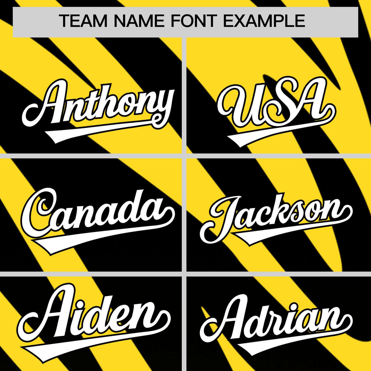 Custom Gold Black Tiger Stripe Gradient Animal Print Personalized Team Shirt Baseball Jersey