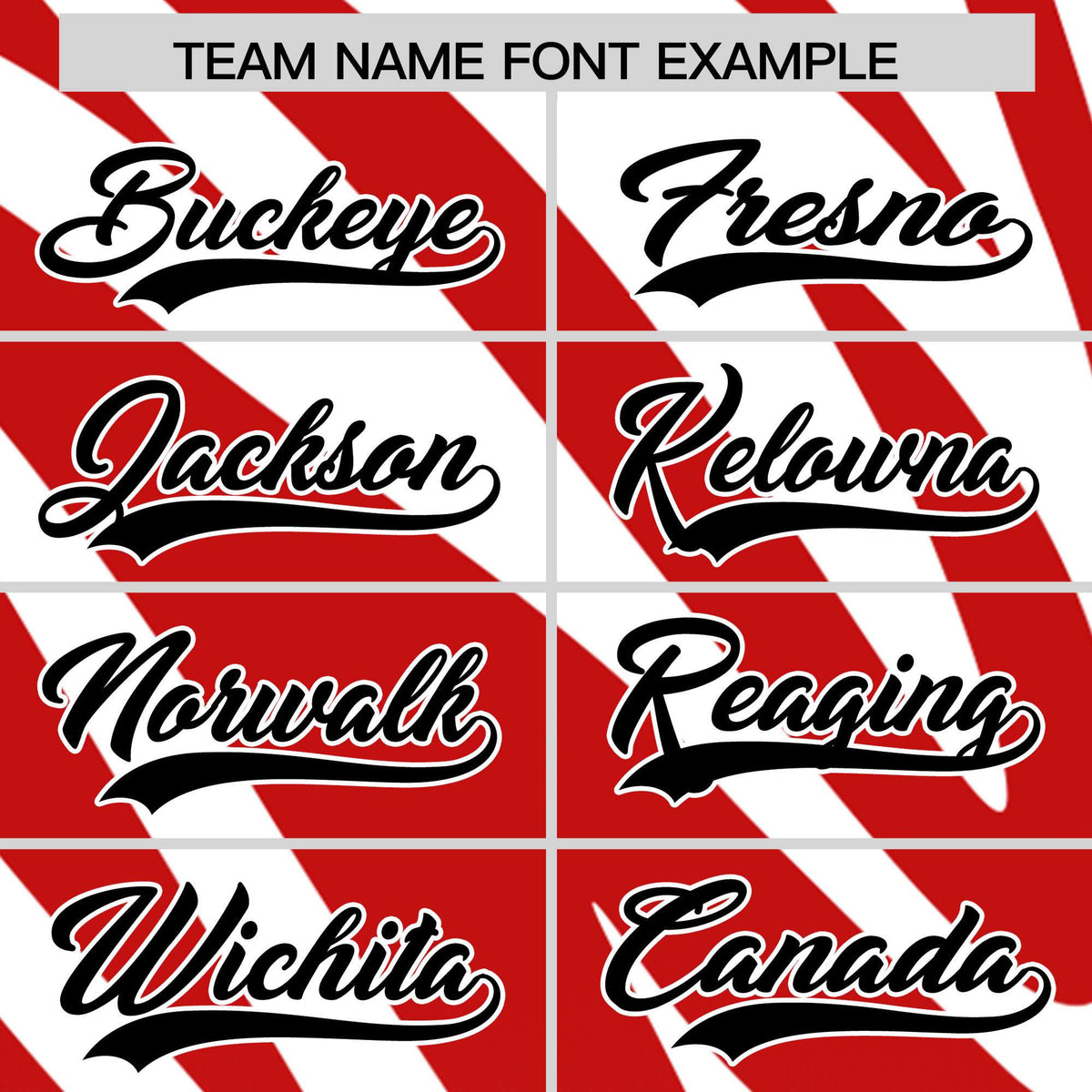 Custom Red White Tiger Stripe Gradient Animal Print Personalized Team Shirt Baseball Jersey
