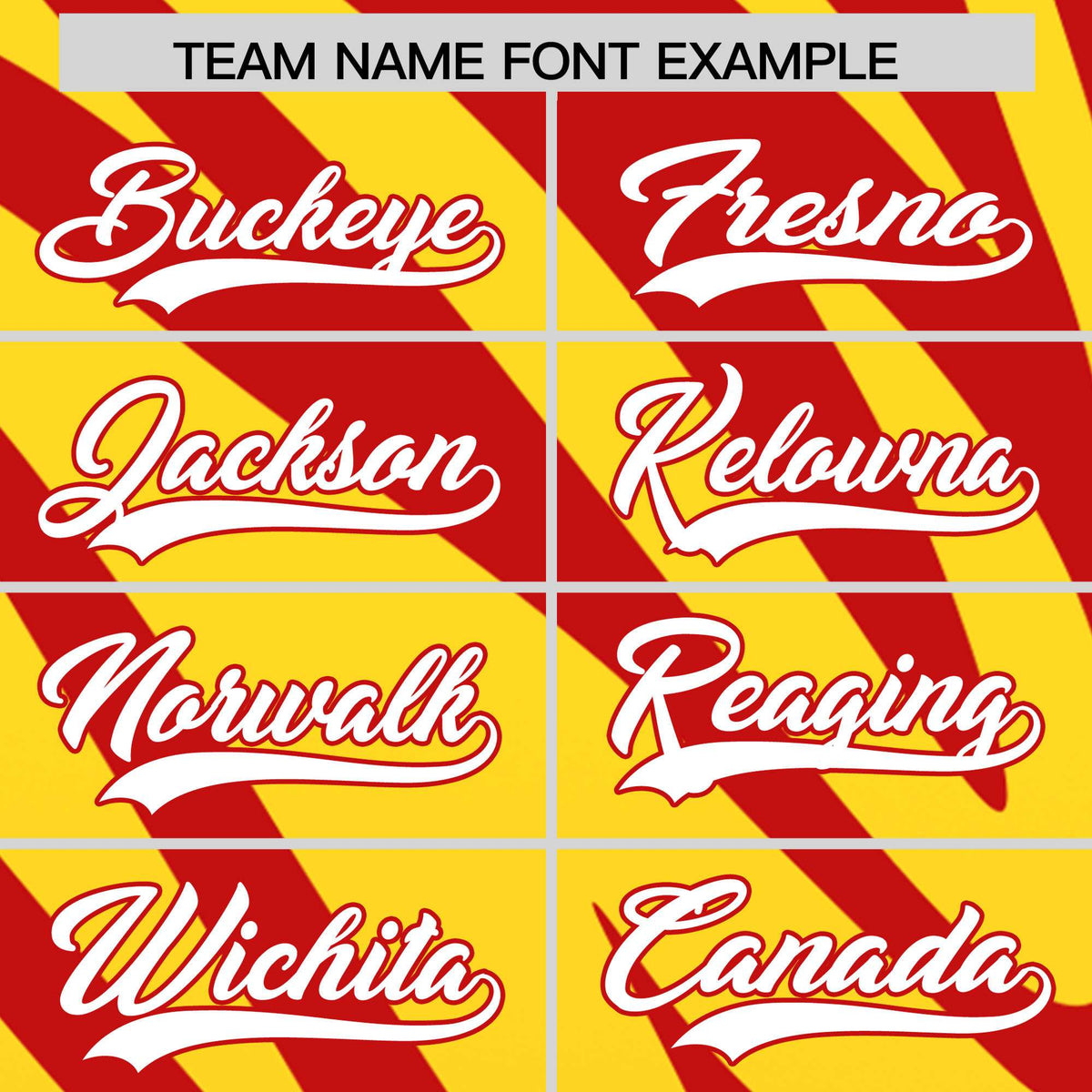 Custom Red Gold Tiger Stripe Gradient Animal Print Personalized Team Shirt Baseball Jersey