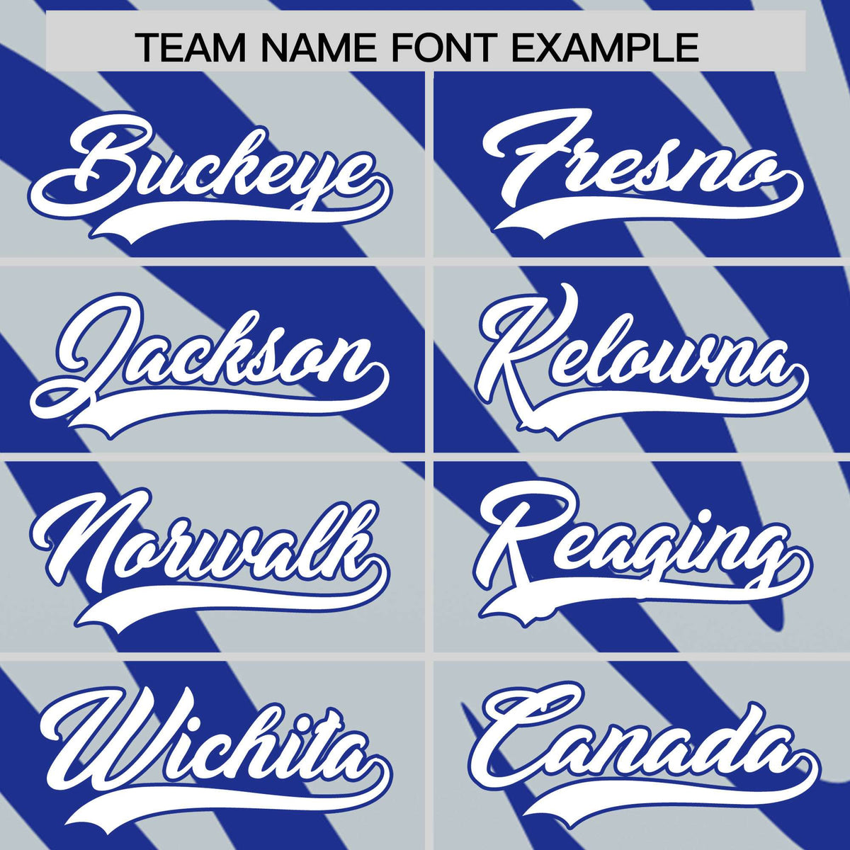 Custom Royal Silver Tiger Stripe Gradient Animal Print Personalized Team Shirt Baseball Jersey