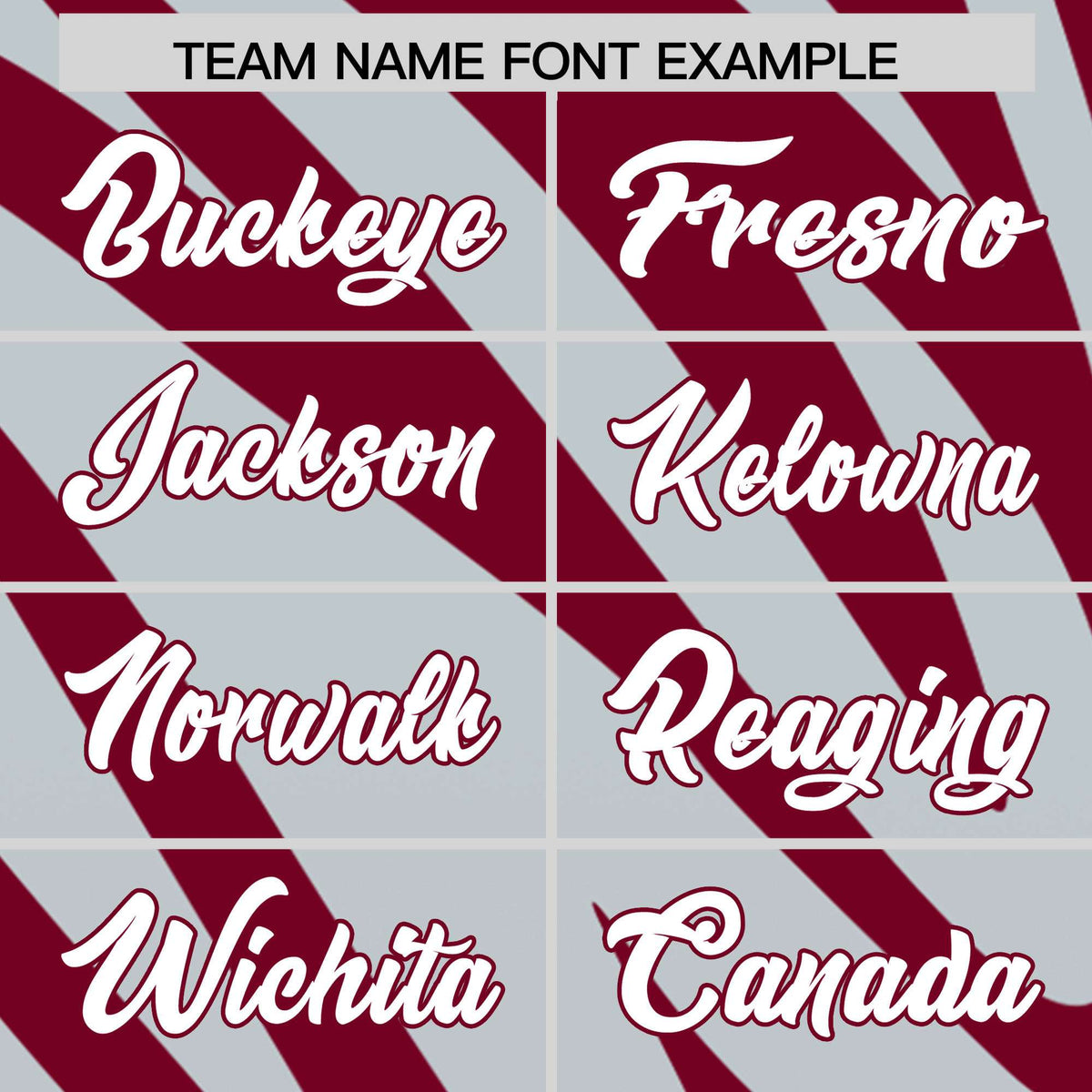Custom Crimson Silver Tiger Stripe Gradient Animal Print Personalized Team Shirt Baseball Jersey