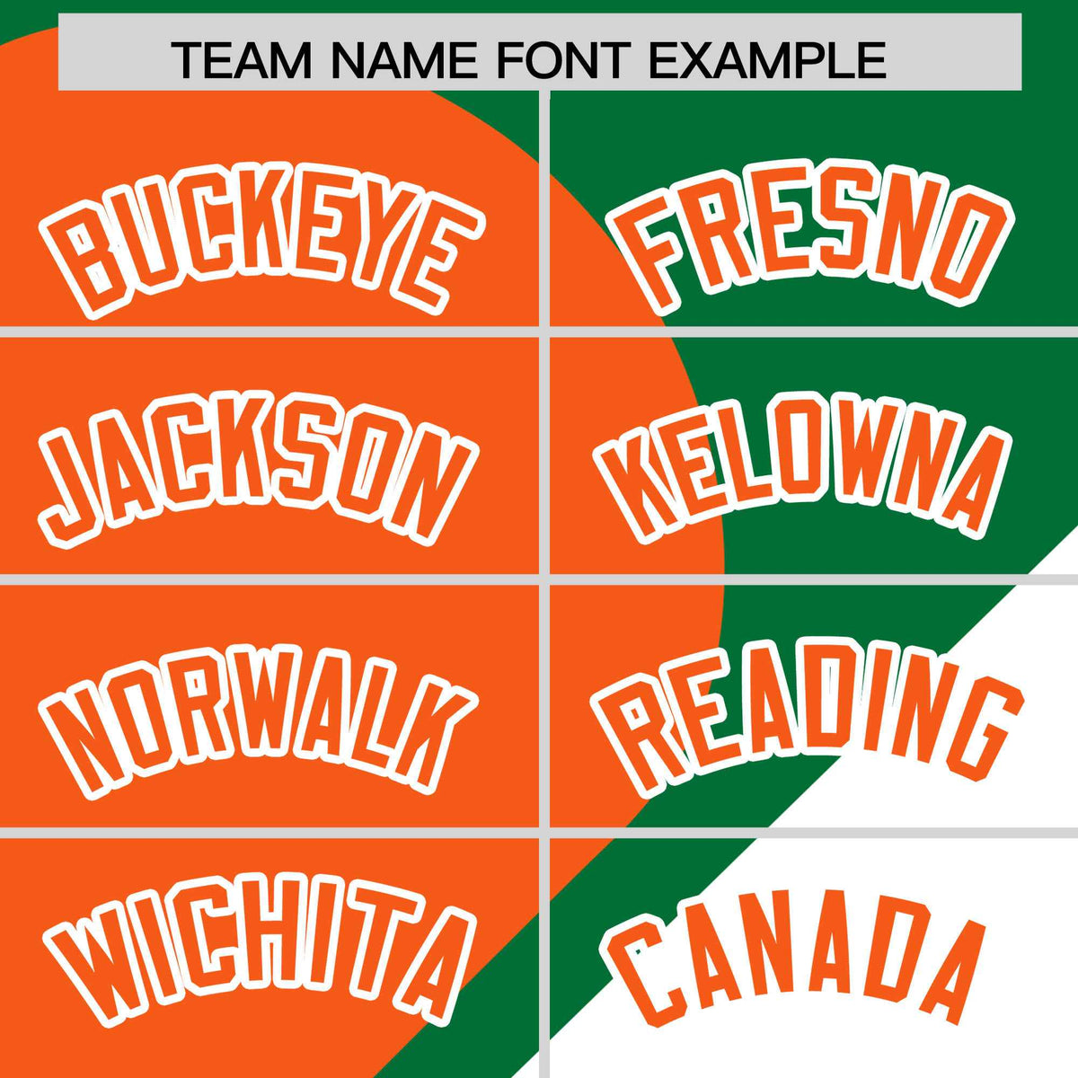 Custom Kelly Green Orange-White Color Block Personalized Half Heart Pattern Authentic Baseball Jersey
