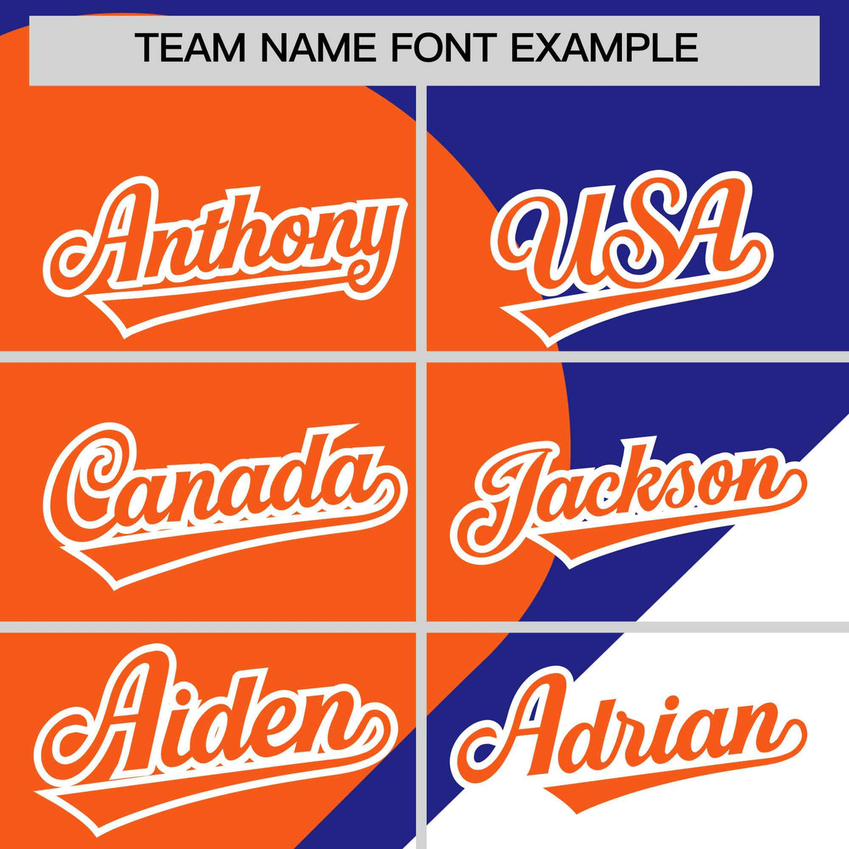 Custom Royal Orange-White Color Block Personalized Half Heart Pattern Authentic Baseball Jersey