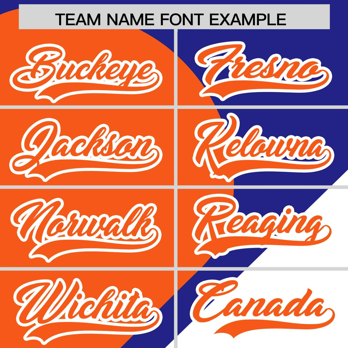 Custom Royal Orange-White Color Block Personalized Half Heart Pattern Authentic Baseball Jersey