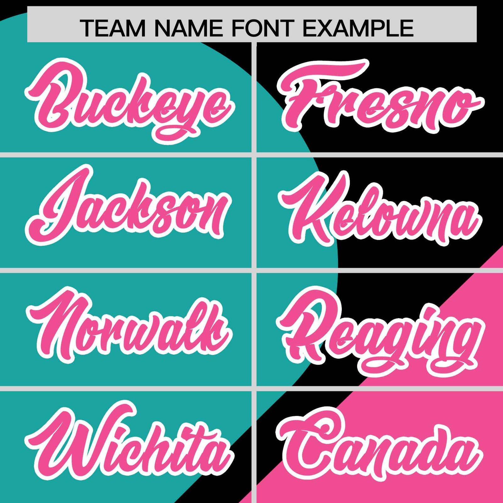 Custom Black Aqua-Pink Color Block Personalized Half Heart Pattern Authentic Baseball Jersey
