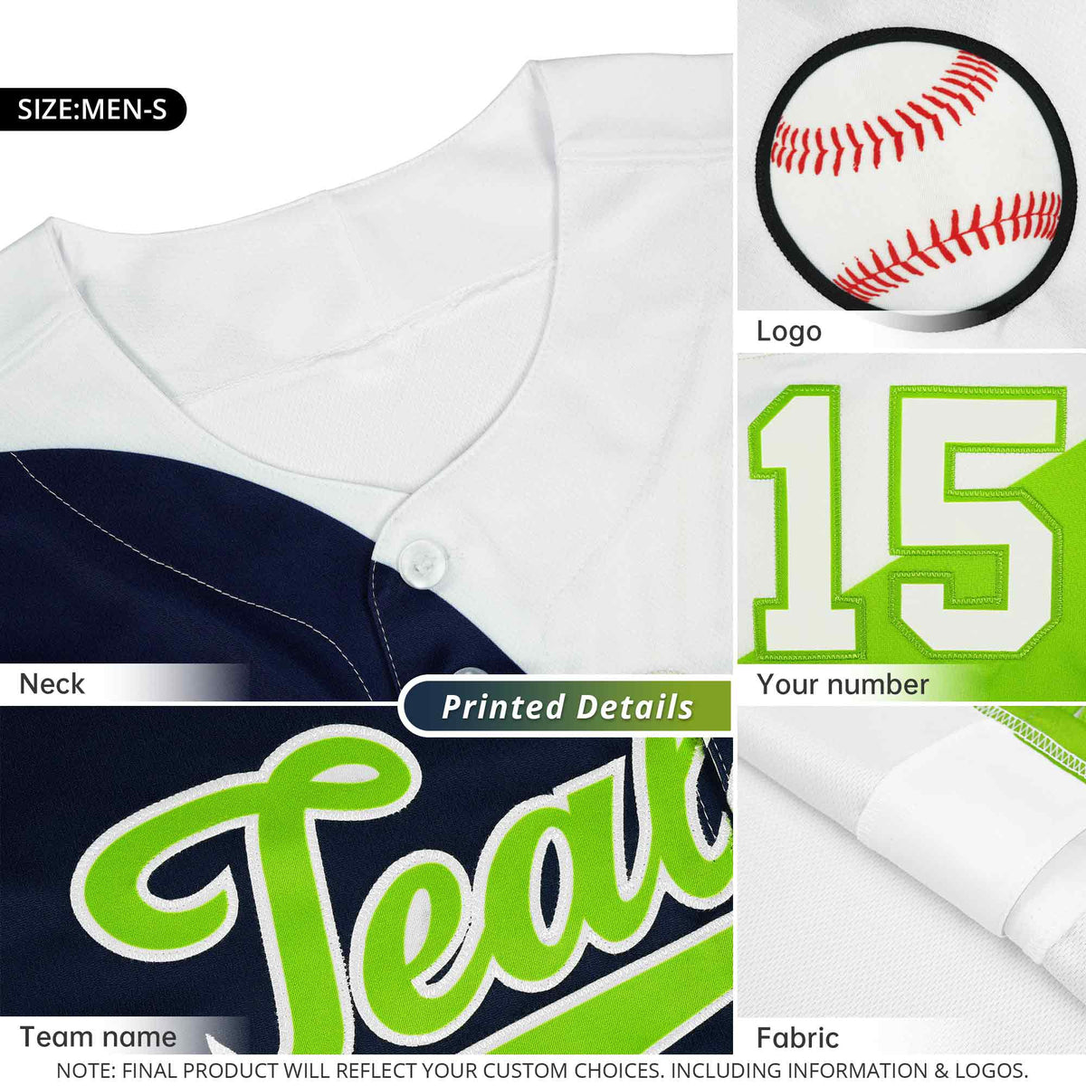 Custom Orange Gold-White Color Block Personalized Half Heart Pattern Authentic Baseball Jersey