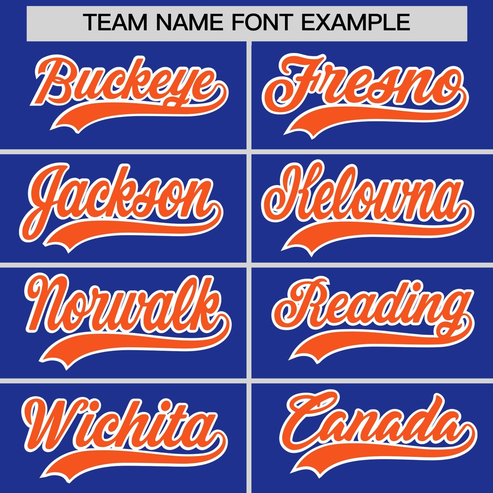 Custom Royal Blue Orange Side Camo Style Personalization Baseball Jersey| KXKSHOP