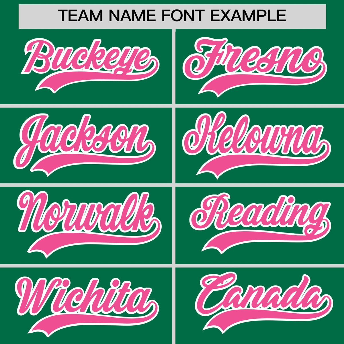Custom Kelly Green Pink Side Camo Style Personalization Baseball Jersey| KXKSHOP
