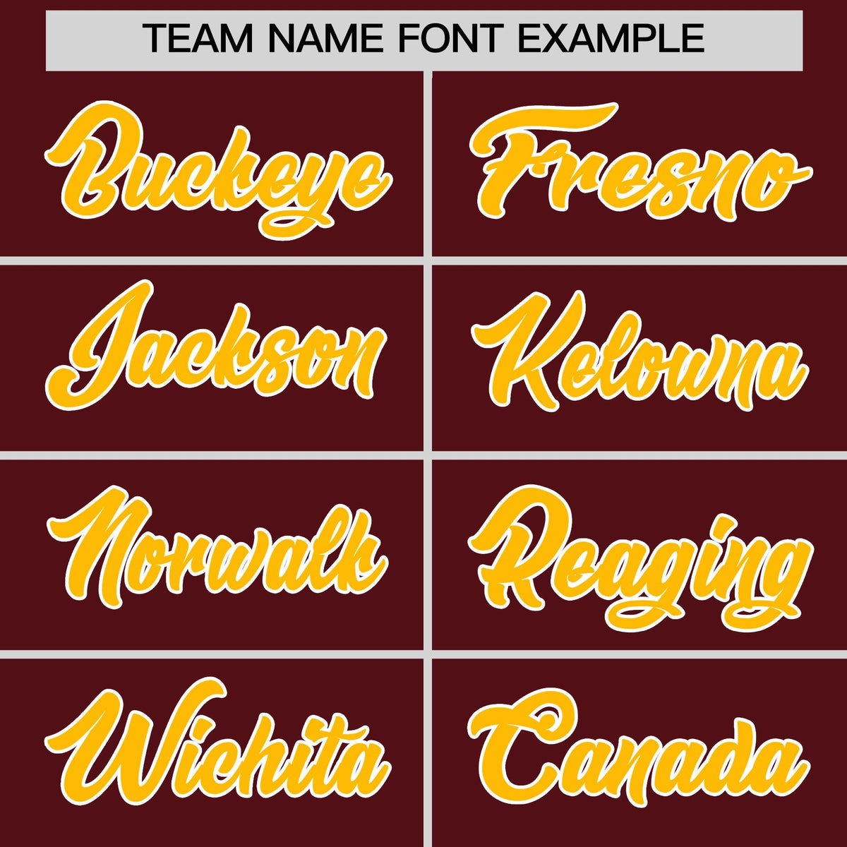 Custom Burgundy Yellow Side Camo Style Personalization Baseball Jersey| KXKSHOP
