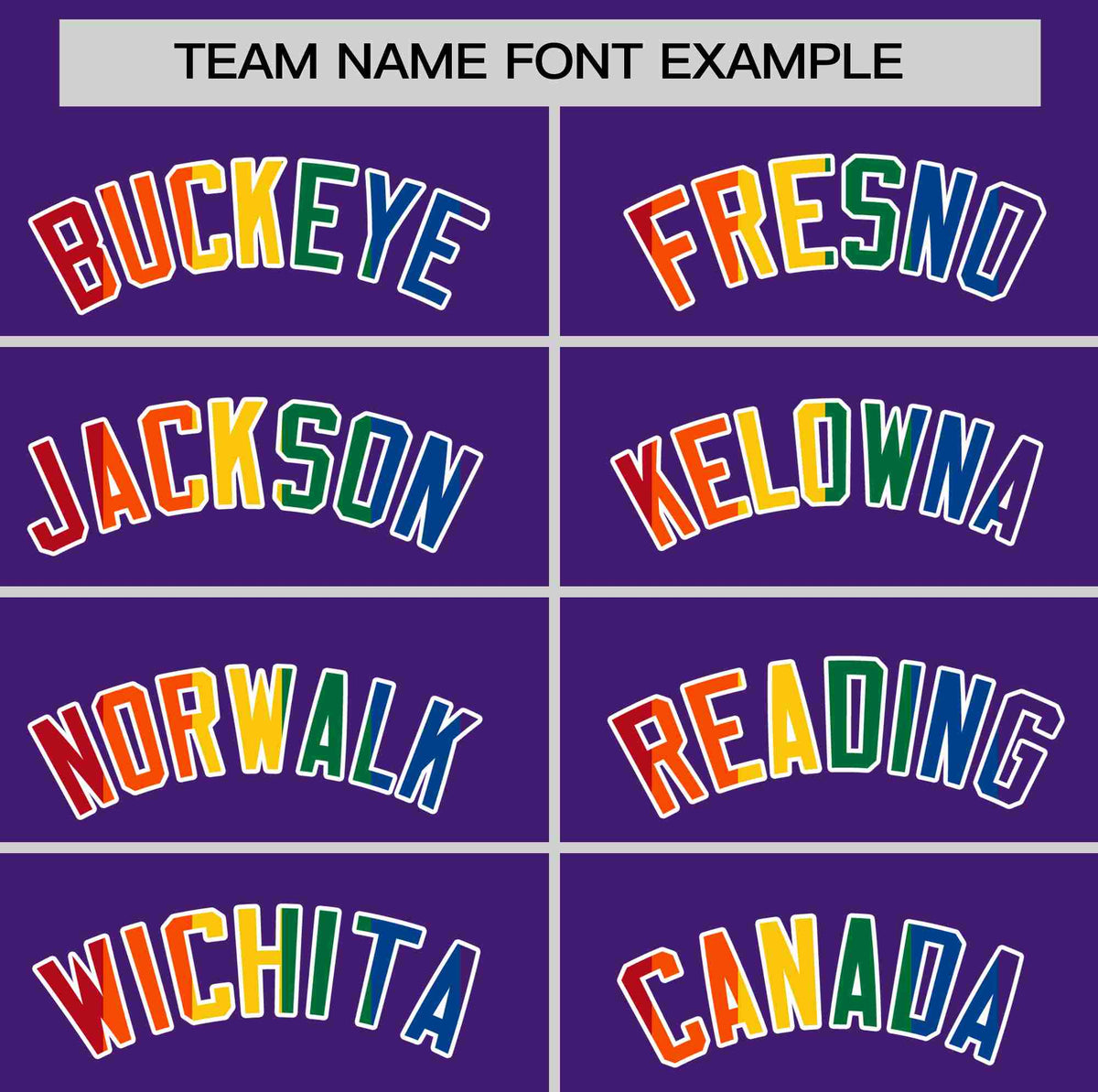 Custom Purple LGBT Rainbow For Pride Month Classic Style Authentic Baseball Jersey