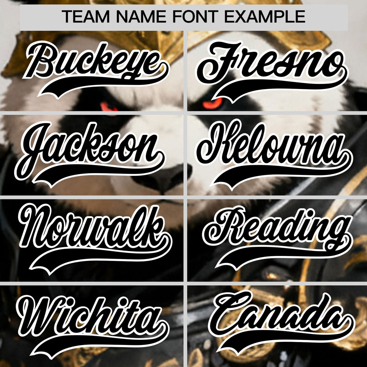 Custom White Black Panda Animal Series Personalization Graffiti Pattern Baseball Jersey| KXKSHOP