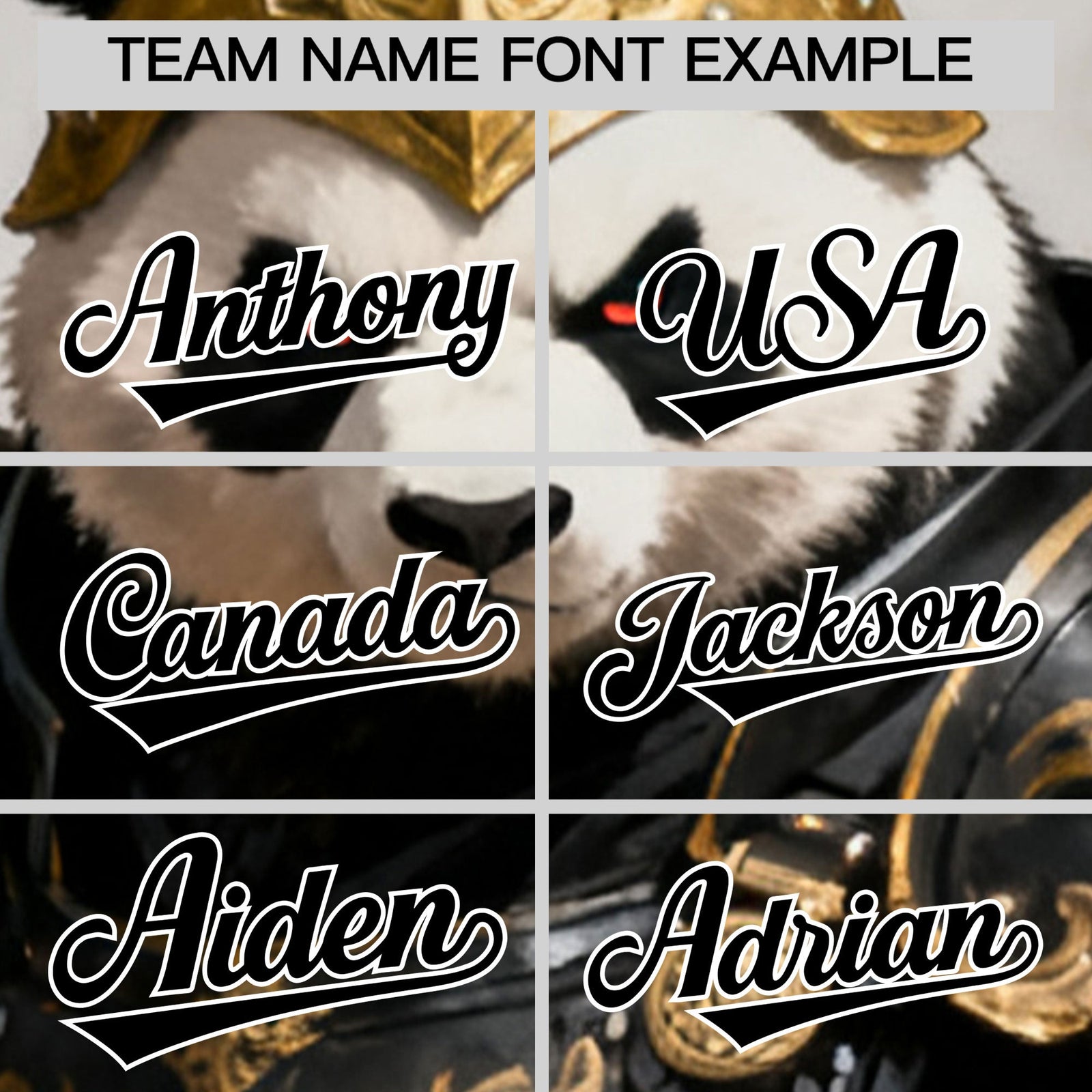 Custom White Black Panda Animal Series Personalization Graffiti Pattern Baseball Jersey| KXKSHOP