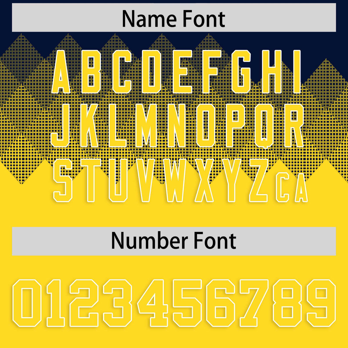 Custom Navy Gold Grid Blur Pattern Authentic Baseball Jersey