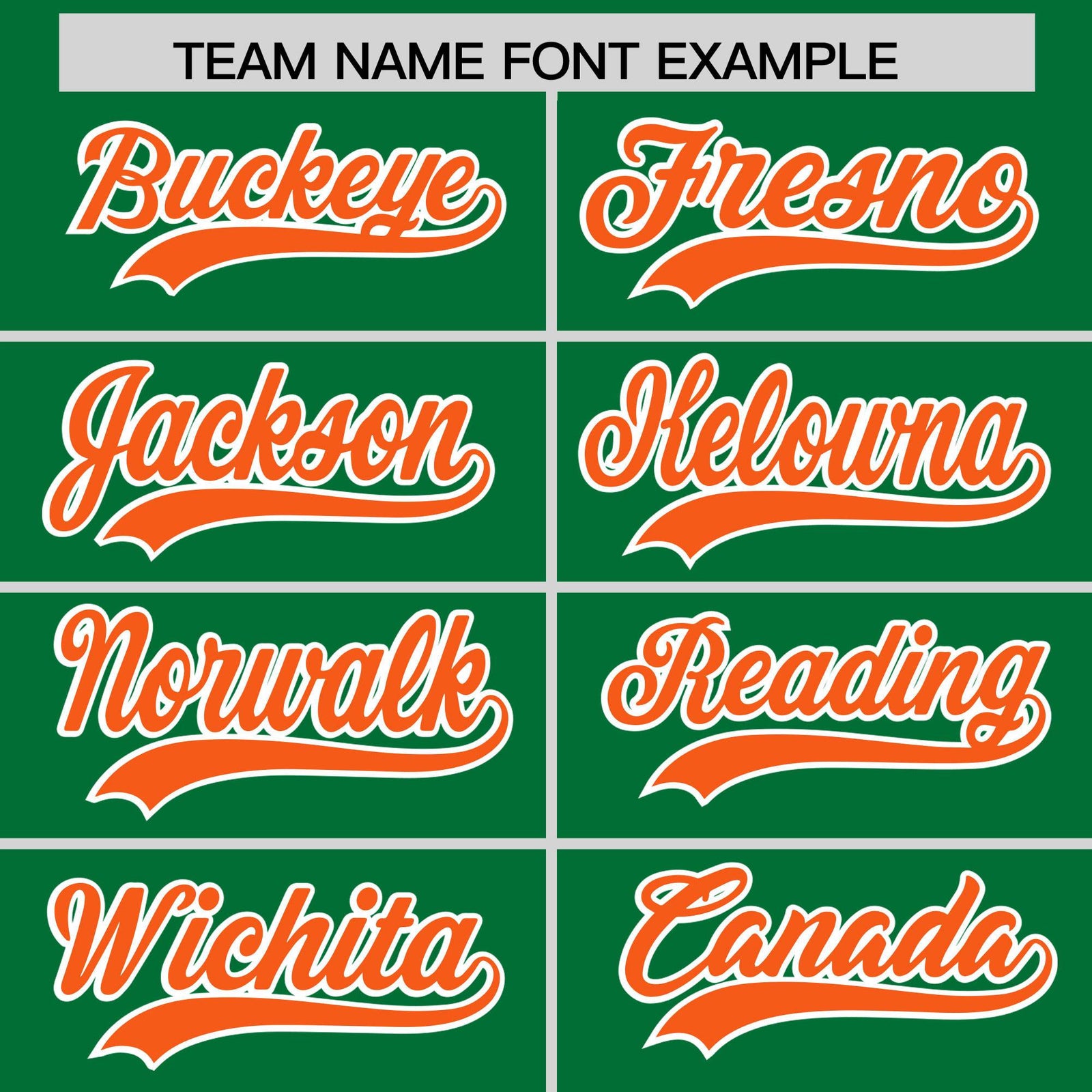 Custom Kelly Green Orange Grid Blur Pattern Authentic Baseball Jersey