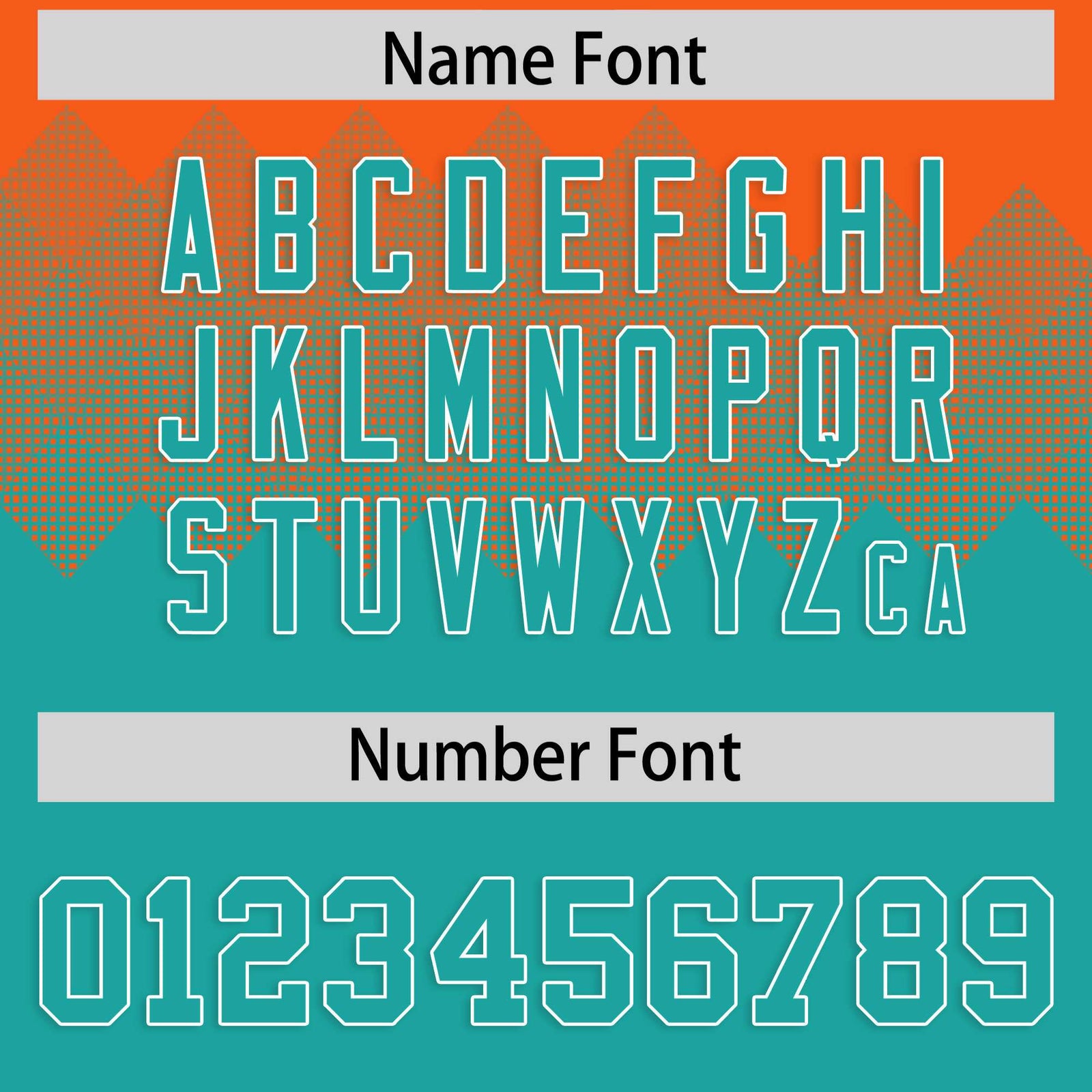 Custom Orange Aqua Grid Blur Pattern Authentic Baseball Jersey