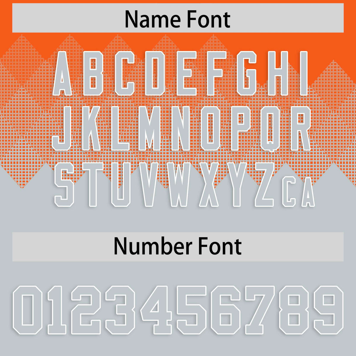 Custom Orange Silver Grid Blur Pattern Authentic Baseball Jersey