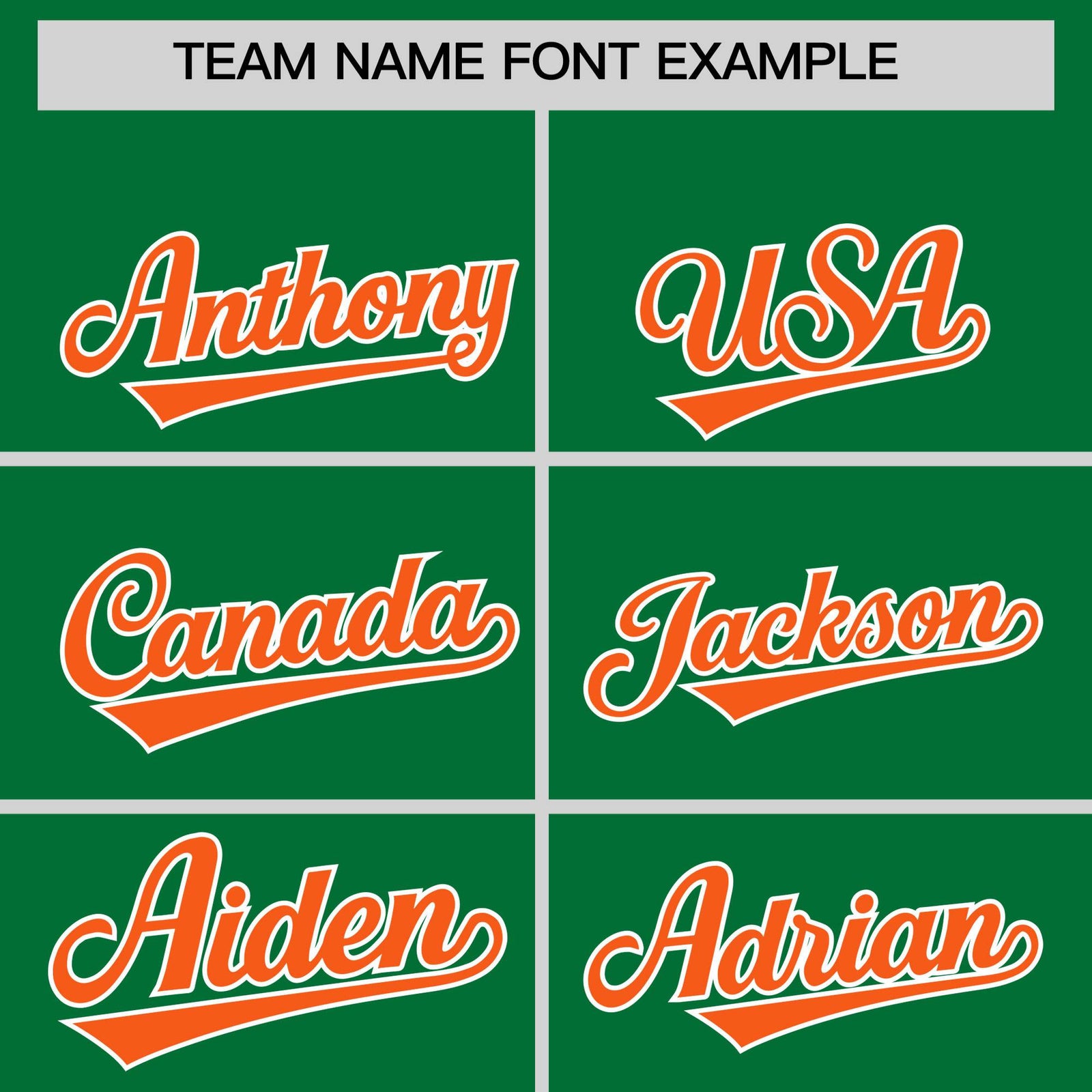 Custom Kelly Green Orange Grid Blur Pattern Authentic Baseball Jersey