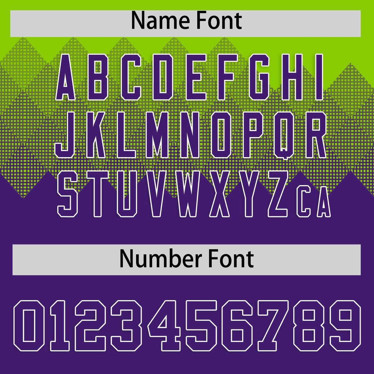 Custom Neon Green Purple Grid Blur Pattern Authentic Baseball Jersey