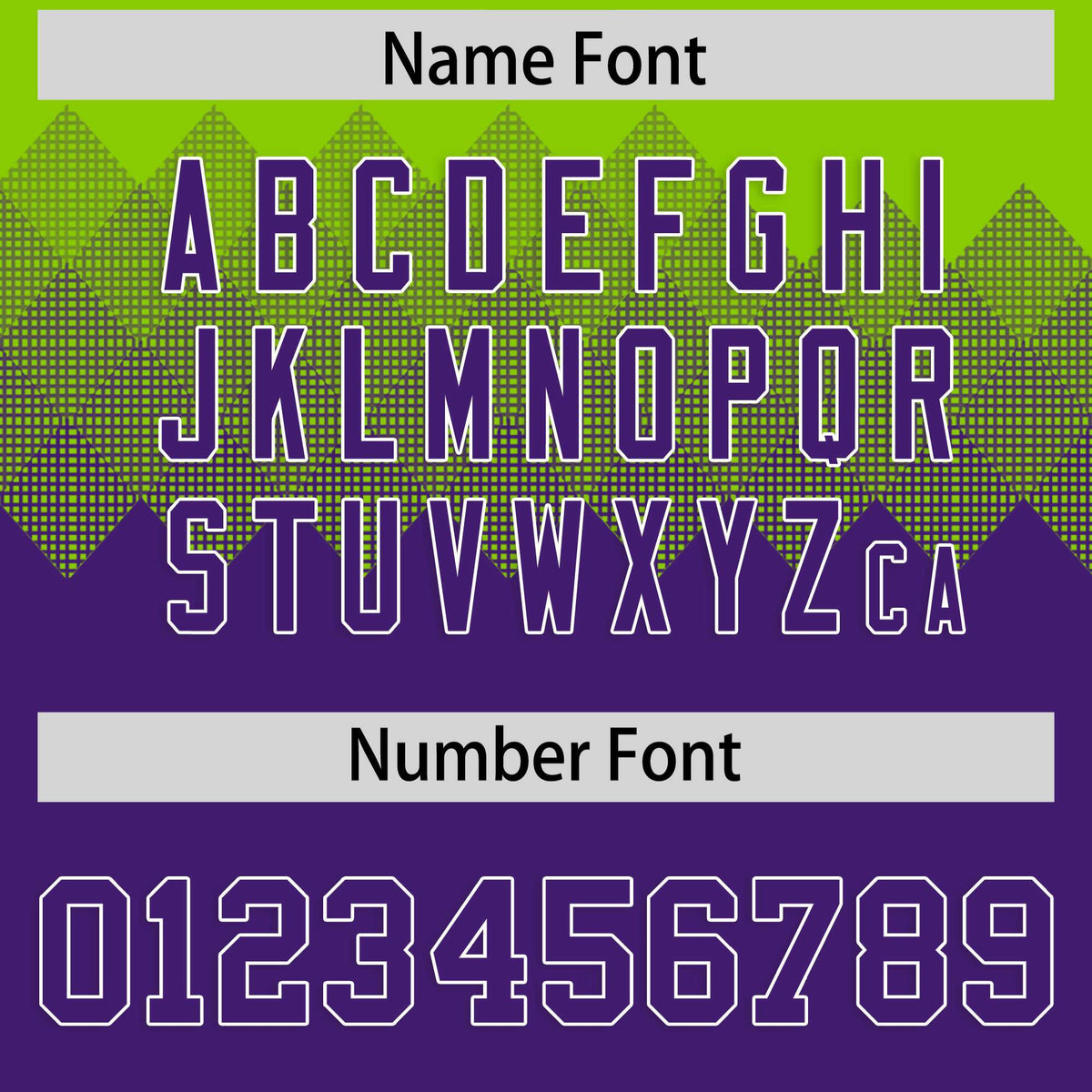 Custom Neon Green Purple Grid Blur Pattern Authentic Baseball Jersey