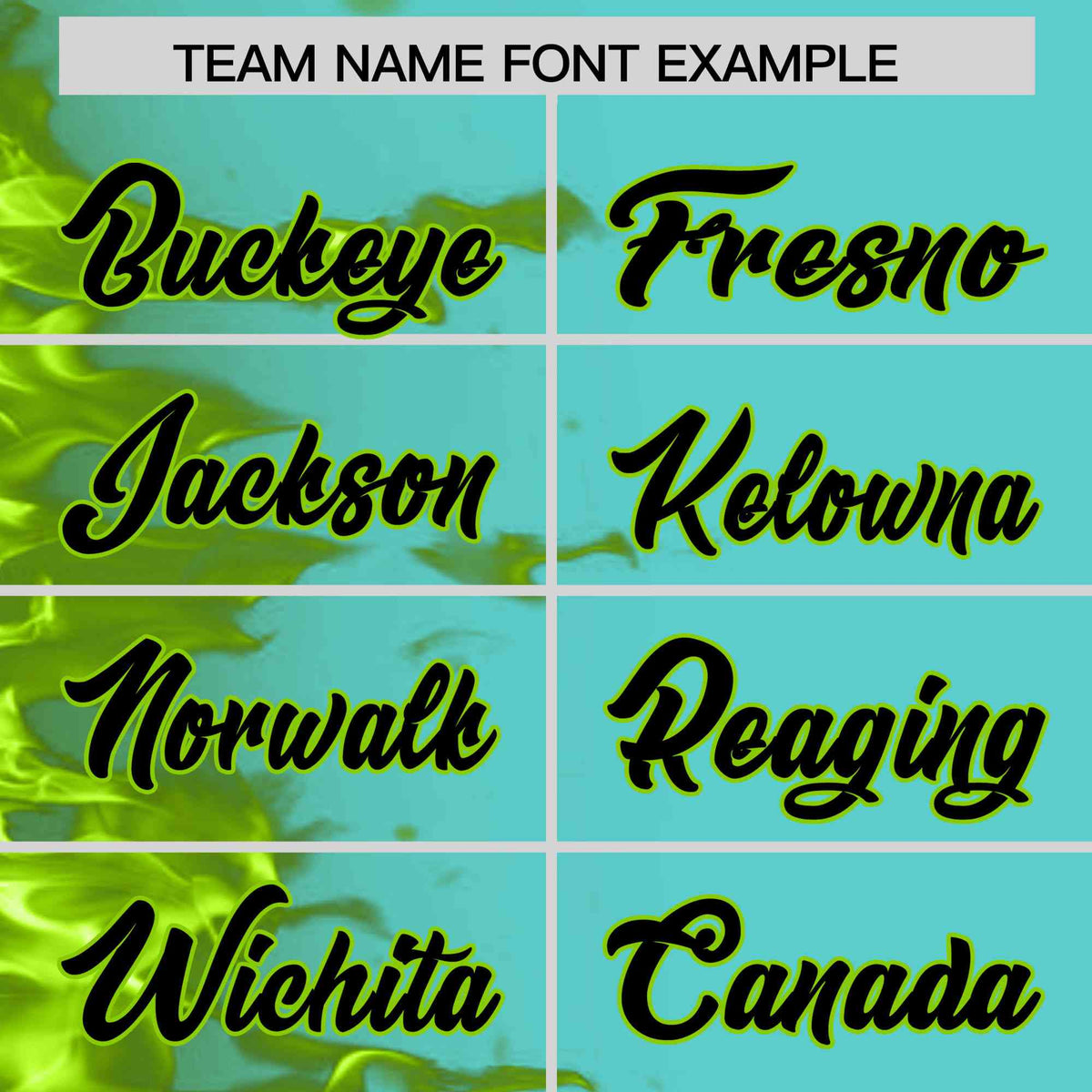 Custom Bright Green Personalized 3D Flame Design Authentic Baseball Jersey