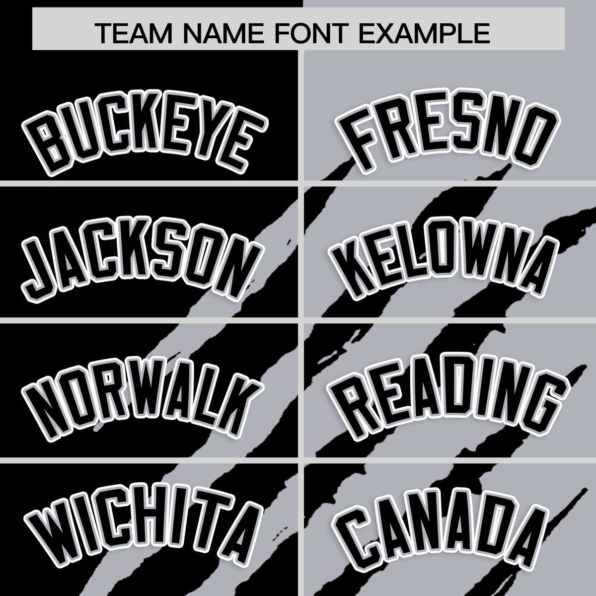 Custom Black Gray Split Tiger Claw Scratch Pattern Baseball Jersey
