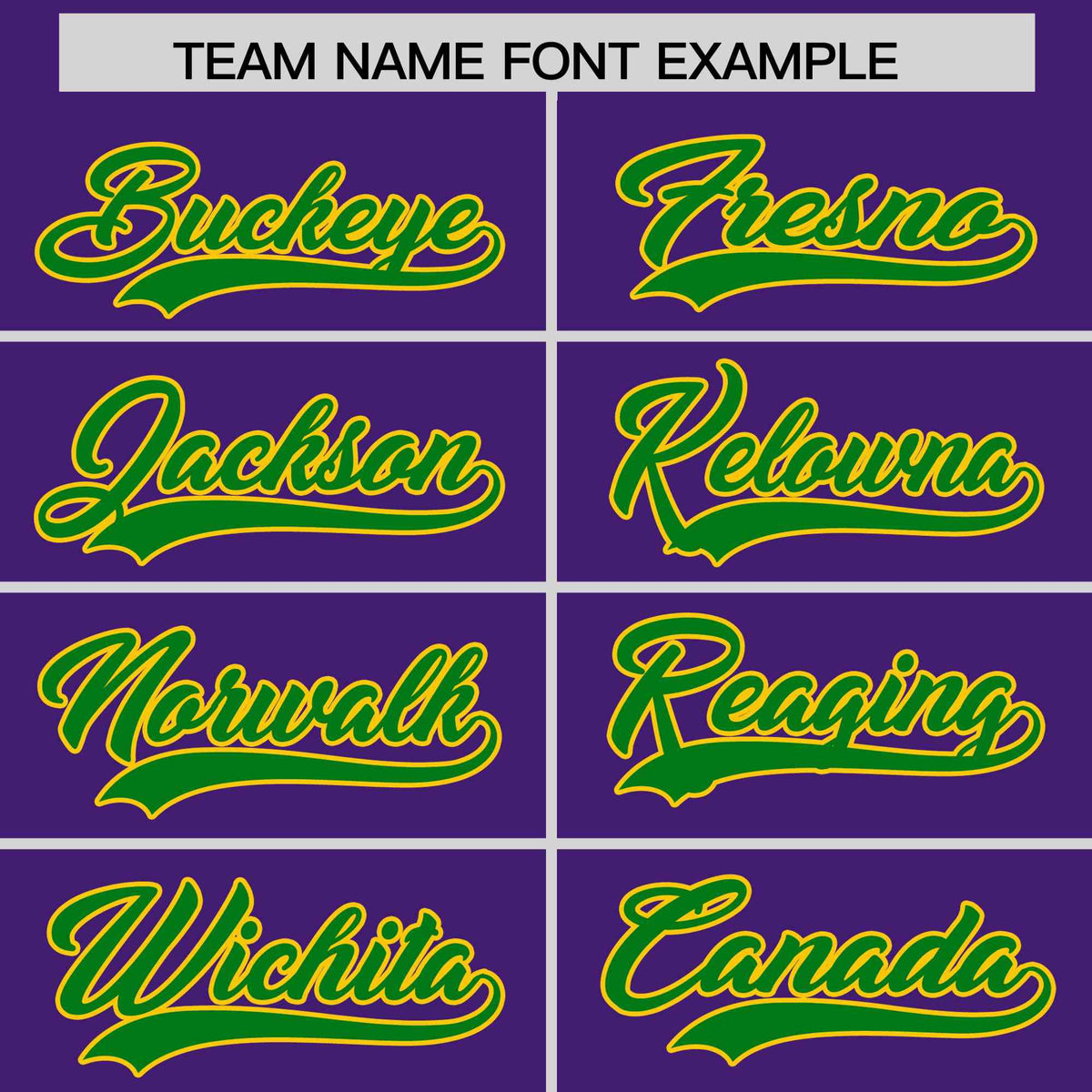 Custom Purple Kelly Green Gold Personalization Mardi Gras Authentic Baseball Jersey| KXKSHOP