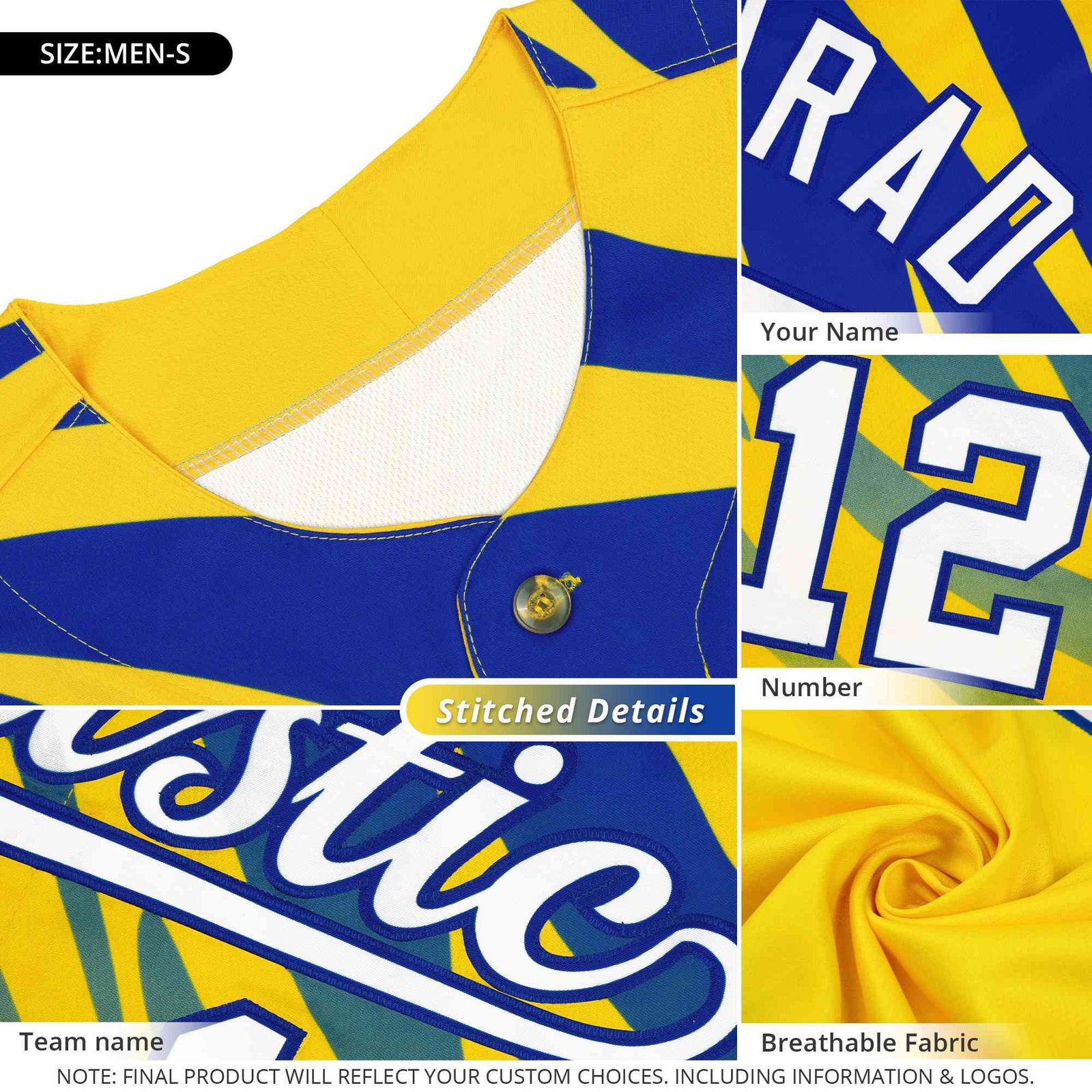 Custom Black Gold Personalization Mardi Gras Authentic Baseball Jersey| KXKSHOP