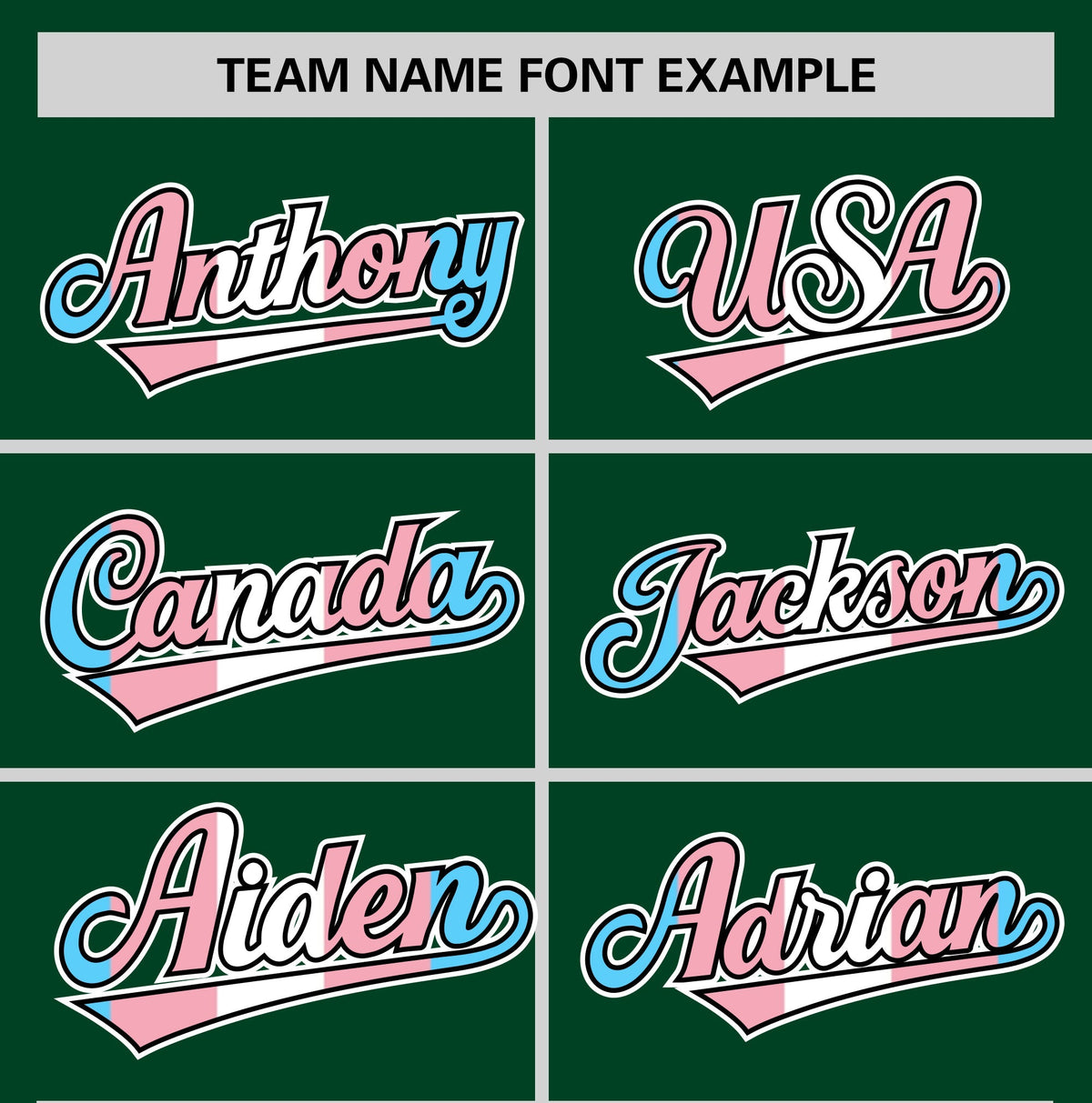 Custom Green Powder Blue Transgender For Pride Month Classic Style Baseball Jersey| KXKSHOP