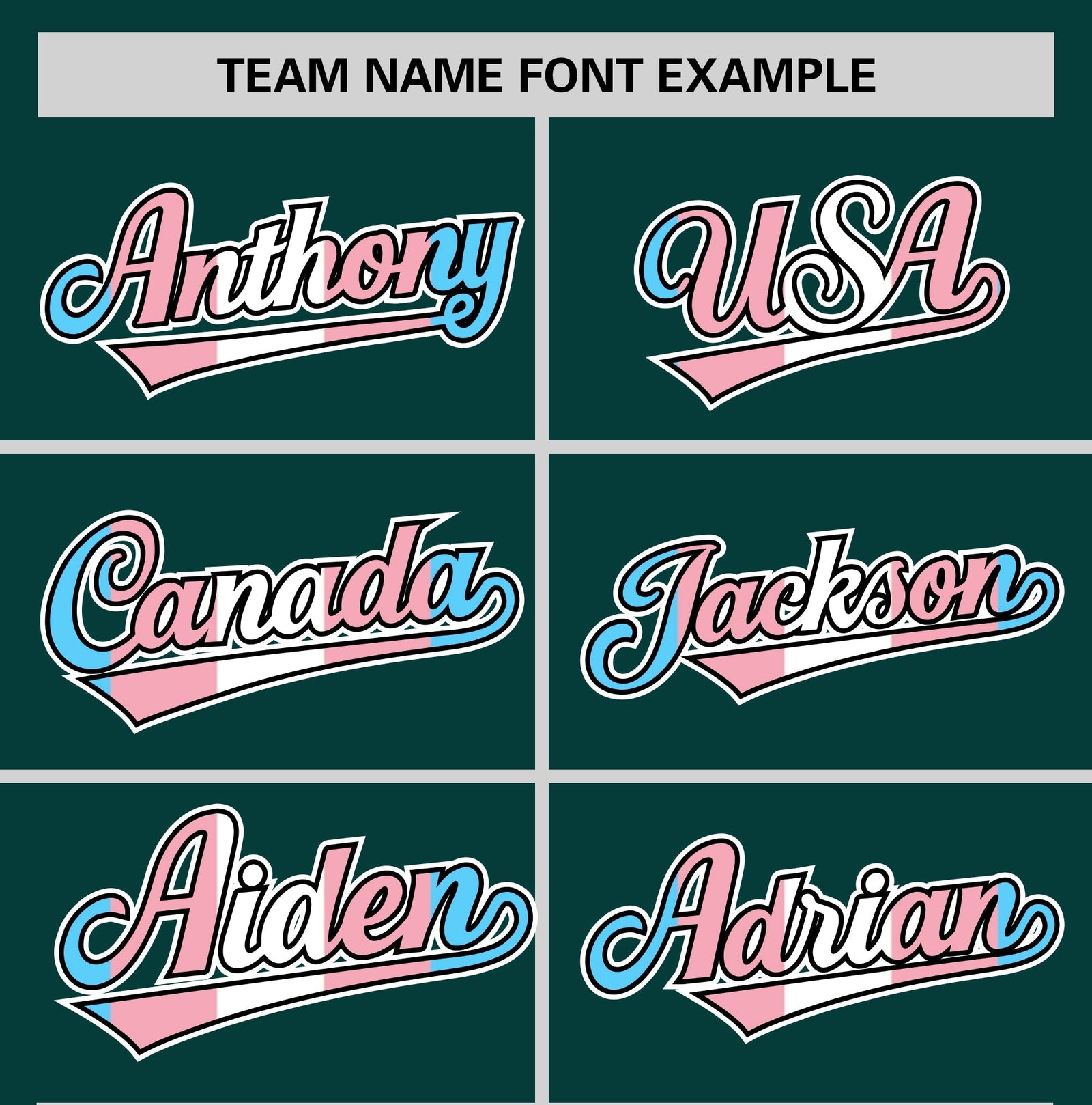 Custom Midnight Green Powder Blue Transgender For Pride Month Classic Style Baseball Jersey| KXKSHOP