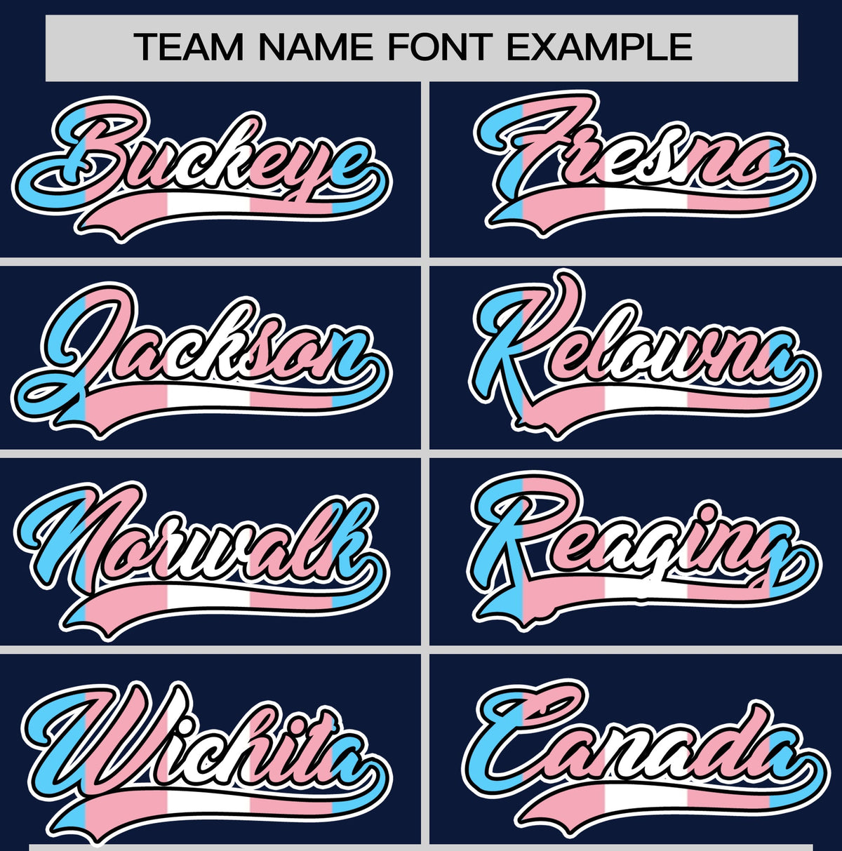 Custom Navy Powder Blue Transgender For Pride Month Classic Style Baseball Jersey| KXKSHOP
