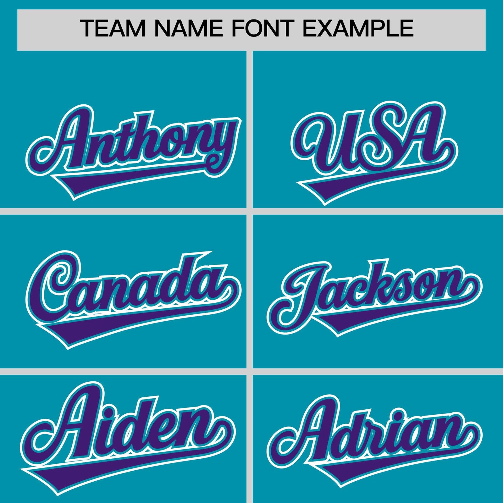 Custom Aqua Purple Personalized Color Block Authentic Baseball Jersey