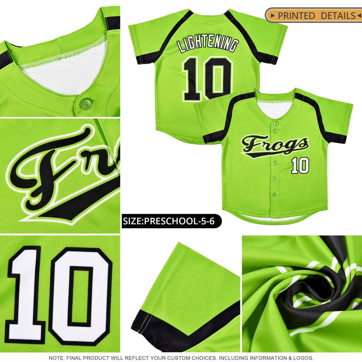 Custom Pink Neon Green Personalized Color Block Authentic Baseball Jersey