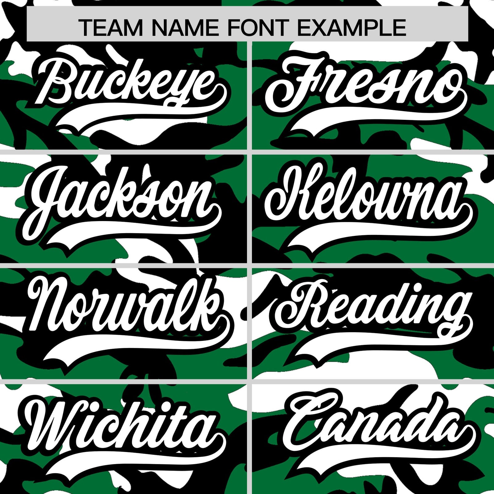 Custom Kelly Green White Black Camo Gradient Fashion Baseball Jersey | Perfect for Training,Sublimation Printed & Stitched,Add Name and Numbern,Perfect for Teams | KXKSHOP