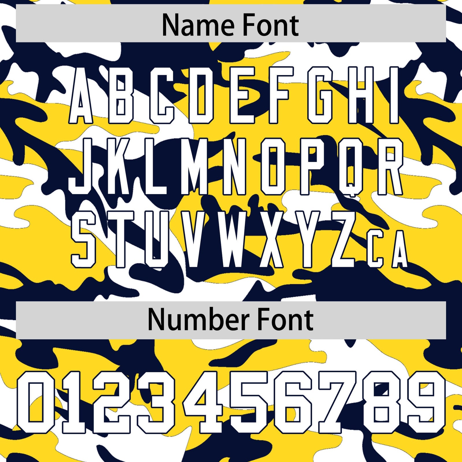 Custom Gold Navy White Camo Gradient Fashion Baseball Jersey | Perfect for Training,Sublimation Printed & Stitched,Add Name and Numbern,Perfect for Teams | KXKSHOP