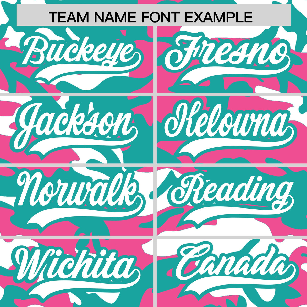 Custom Aqua Pink White Camo Gradient Fashion Baseball Jersey | Perfect for Training,Sublimation Printed &amp; Stitched,Add Name and Numbern,Perfect for Teams | KXKSHOP