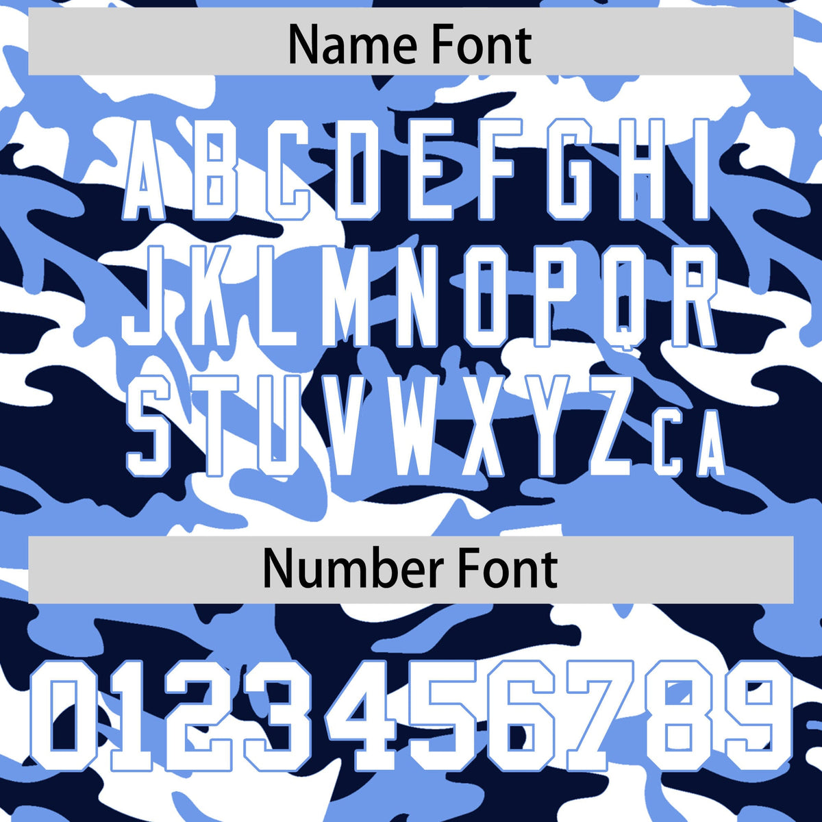Custom Navy Light Blue White Camo Gradient Fashion Baseball Jersey | Perfect for Training,Sublimation Printed &amp; Stitched,Add Name and Numbern,Perfect for Teams | KXKSHOP