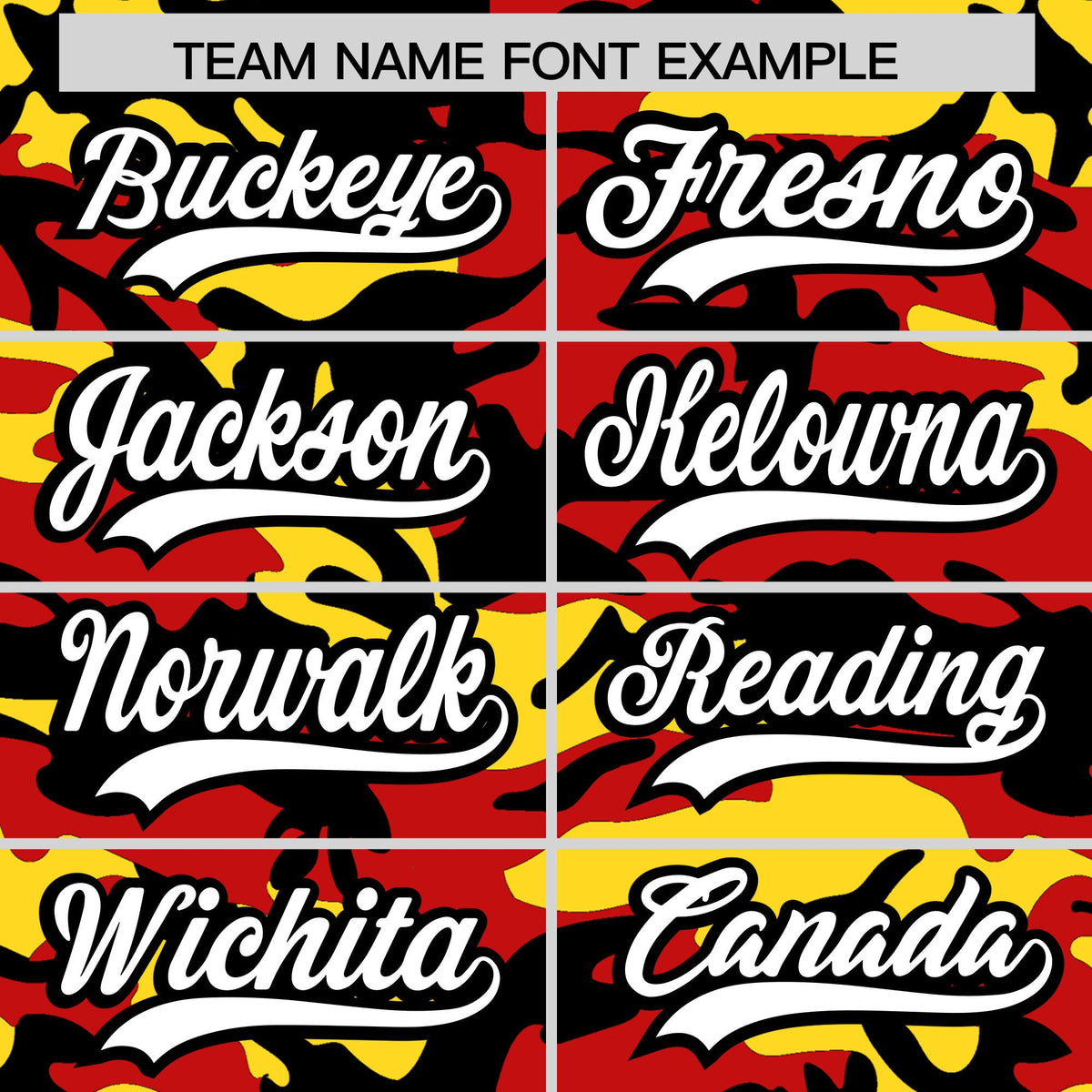 Custom Red Gold Black Camo Gradient Fashion Baseball Jersey | Perfect for Training,Sublimation Printed &amp; Stitched,Add Name and Numbern,Perfect for Teams | KXKSHOP